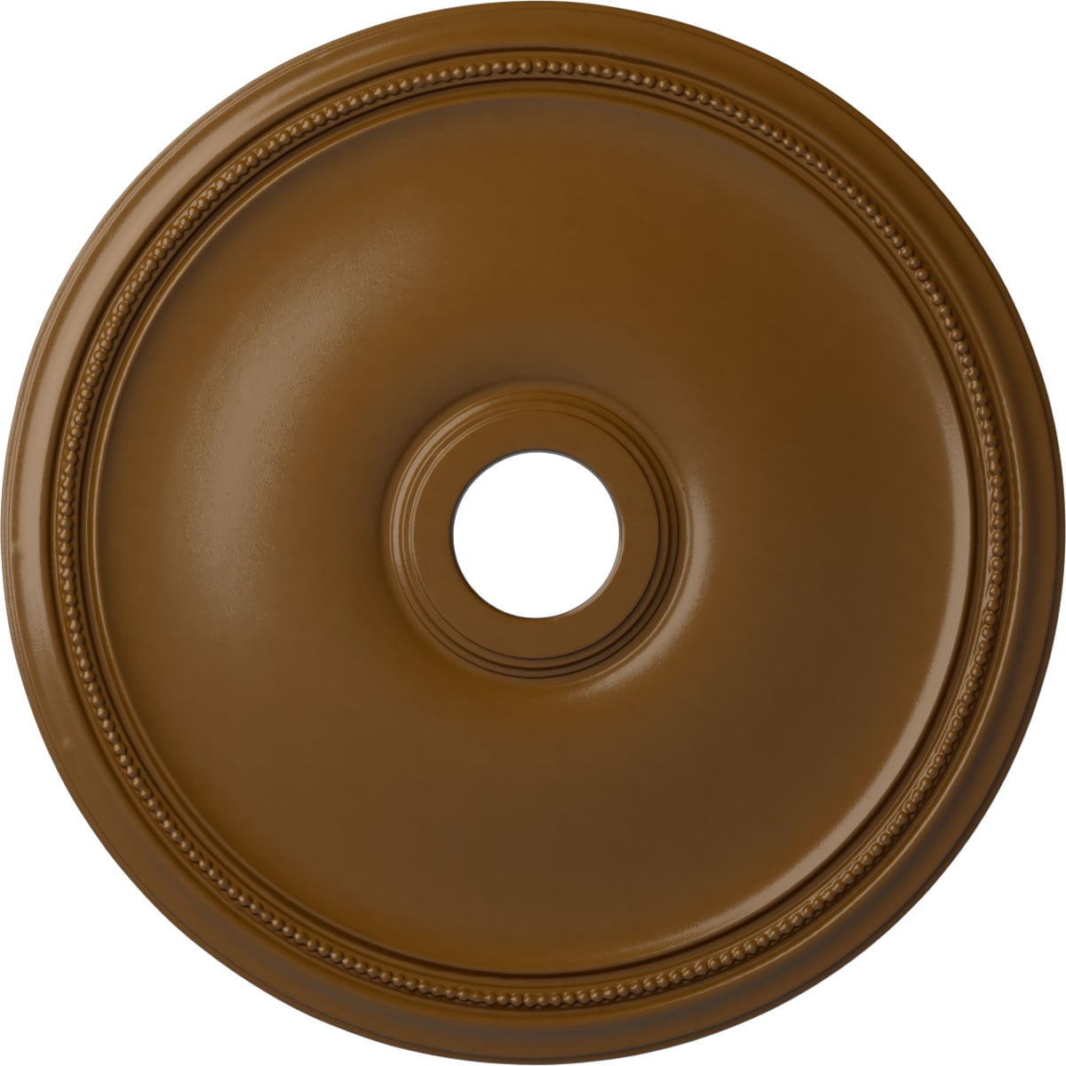 Ekena Millwork CM24THSTF Theia 24-in W x 24-in L Painted Smokey Topaz Polyurethane Whole Ceiling Medallion