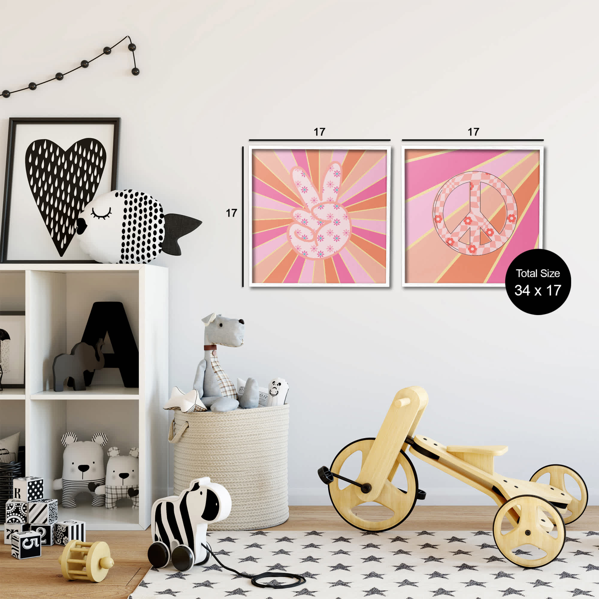 Stupell Industries B2-776-WFR-2PC-17X17 Wall-Art - View #2