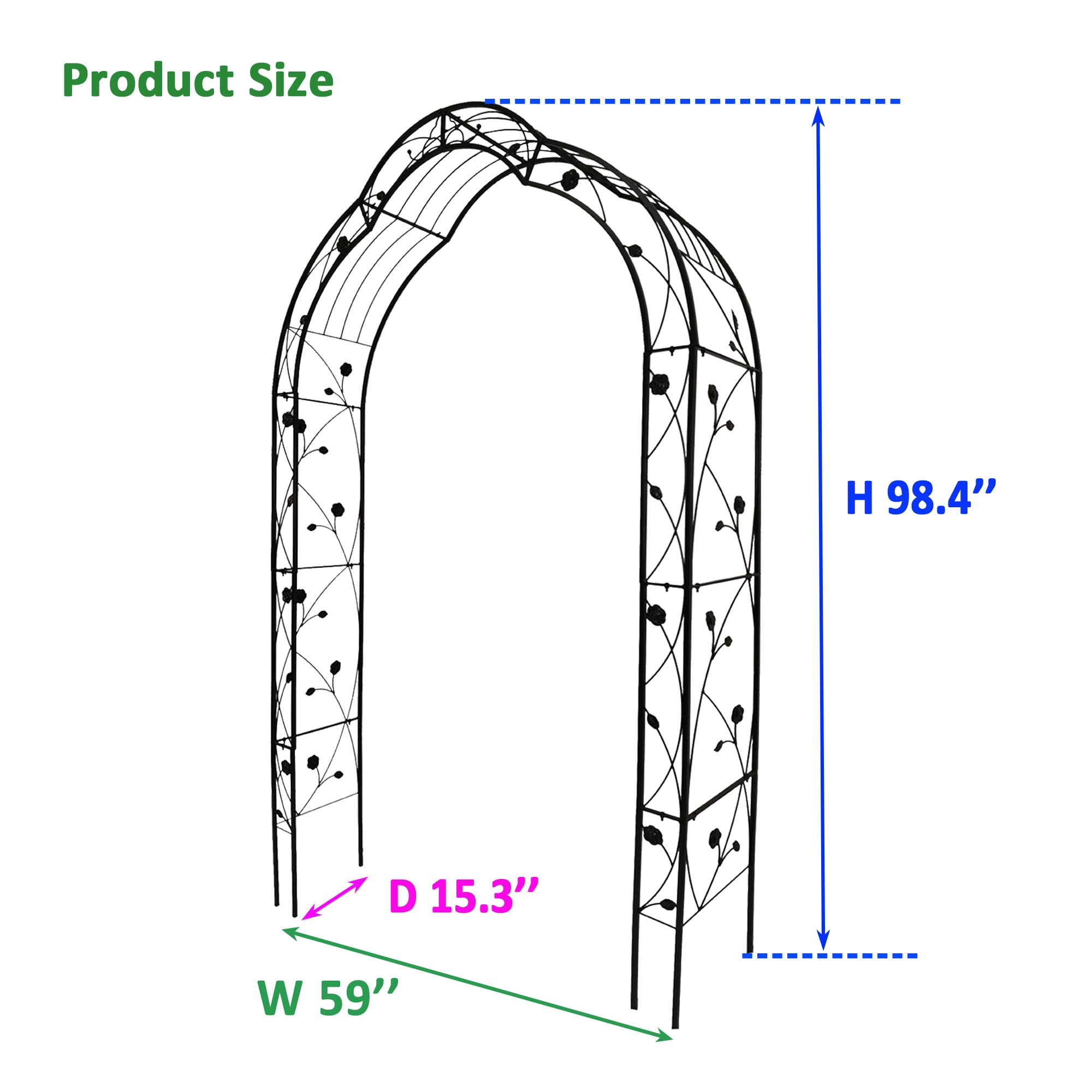 Siavonce XH06810 Garden-Arbor - View #5
