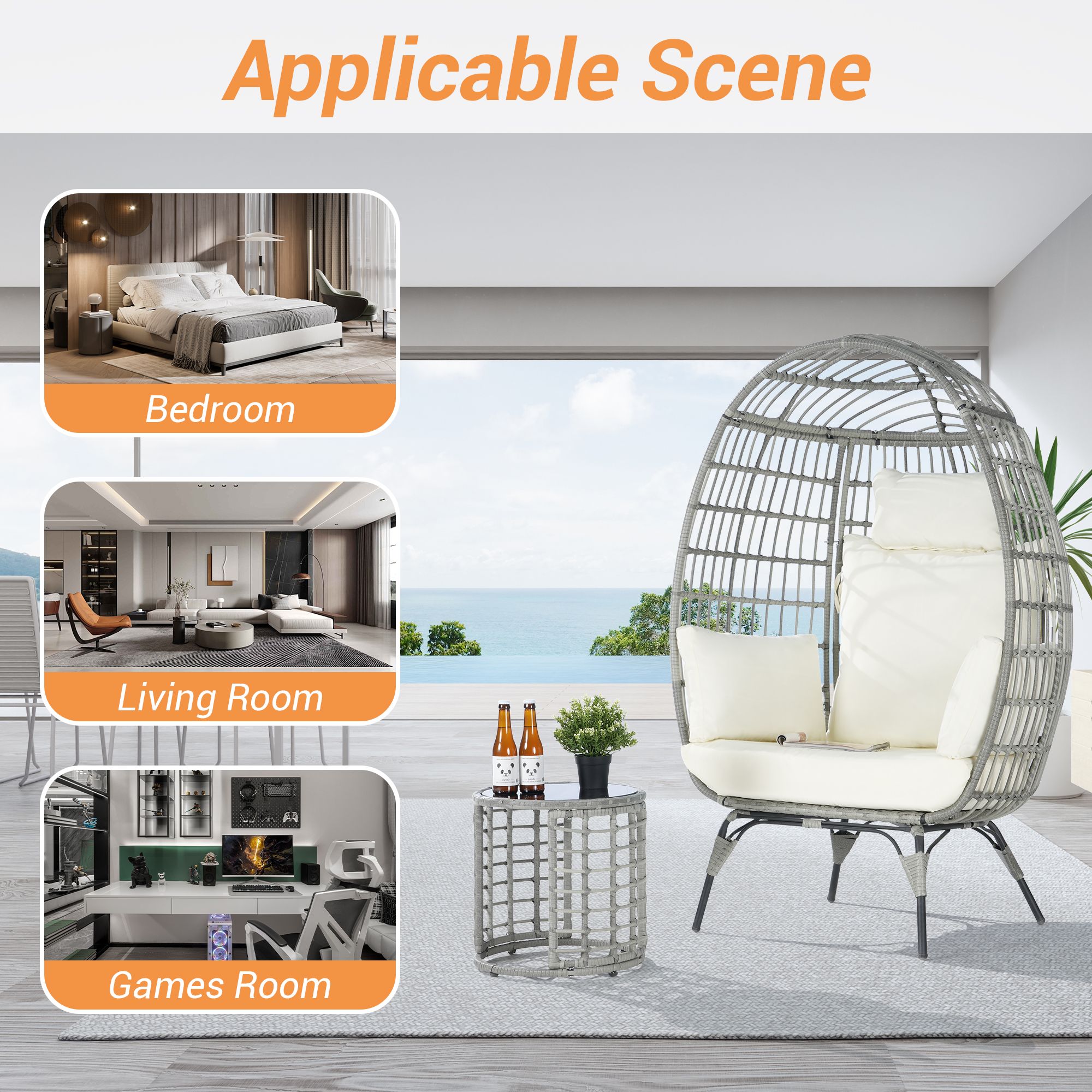 SANSTAR L-JDC61BE-3P Patio-Conversation-Sets - View #7