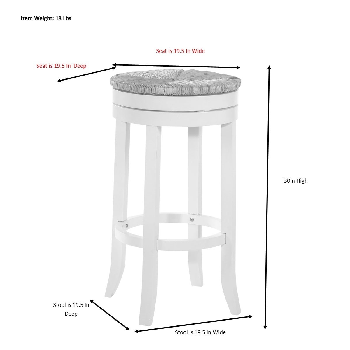 Carolina Cottage 1930R-MW stools - View #4