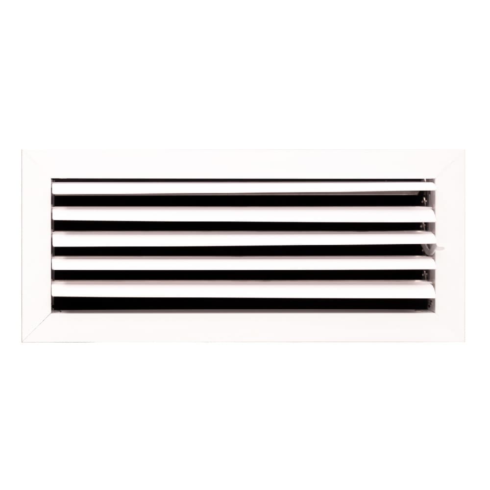 ACLaminaire L-CL 1 M 16X6 6-Inches x 16-Inches 1-way Aluminum Ceiling Diffuser in White