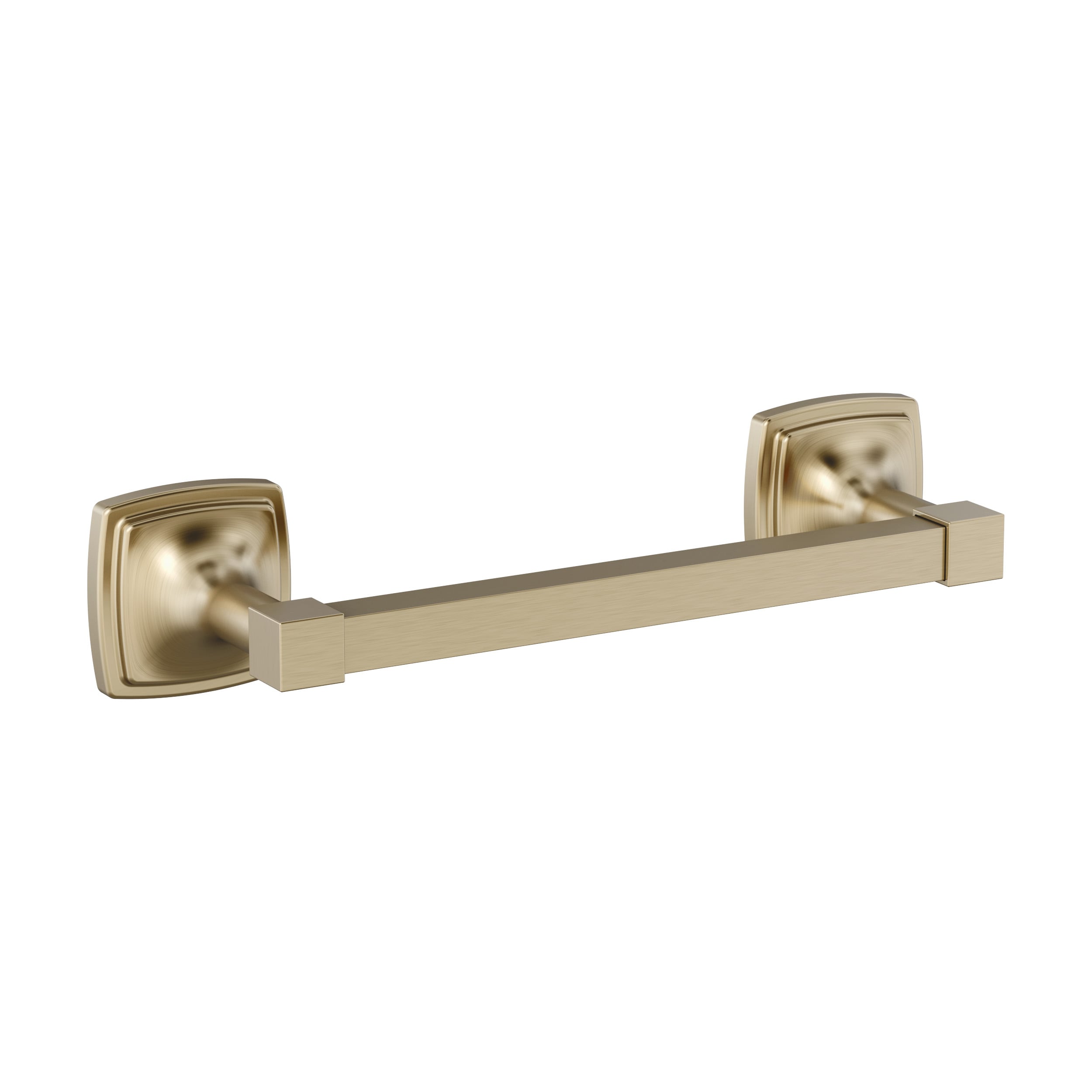 Amerock BH36095BBZ Stature 8-in Golden Champagne Wall mount Single Towel Bar