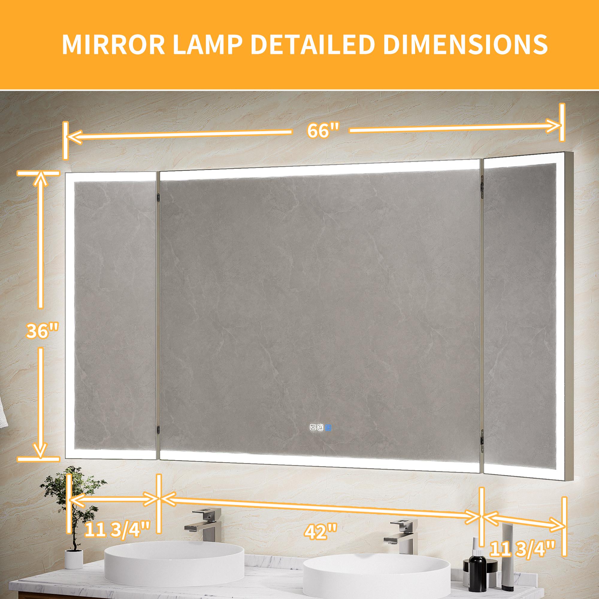 Bayfeve BFXB-9V6636-MIR Framed-Bath-Mirrors - View #6