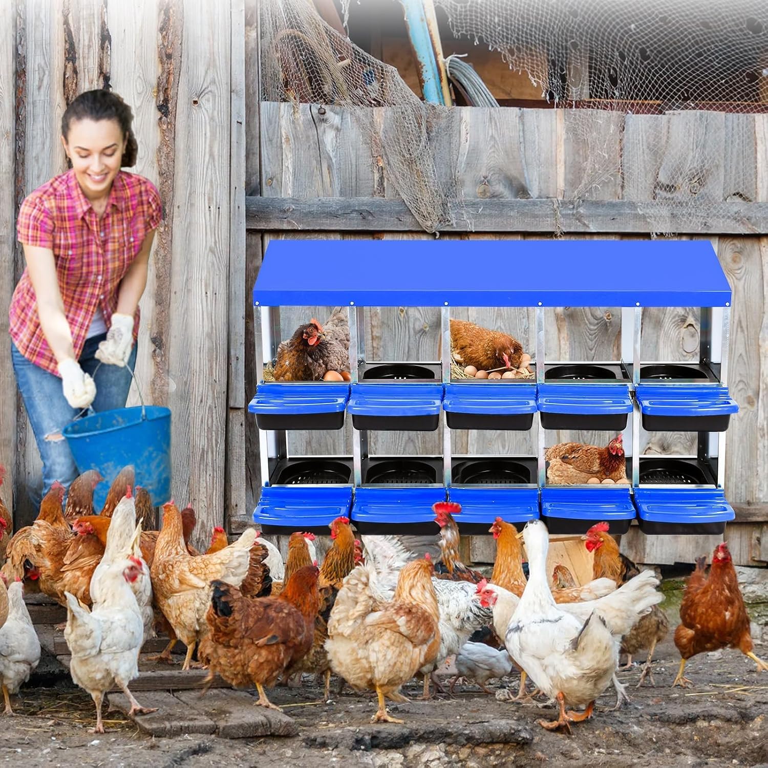 Garvee WLS-PPG-33CXHD77 Chicken-Coops-Rabbit-Hutches - View #2