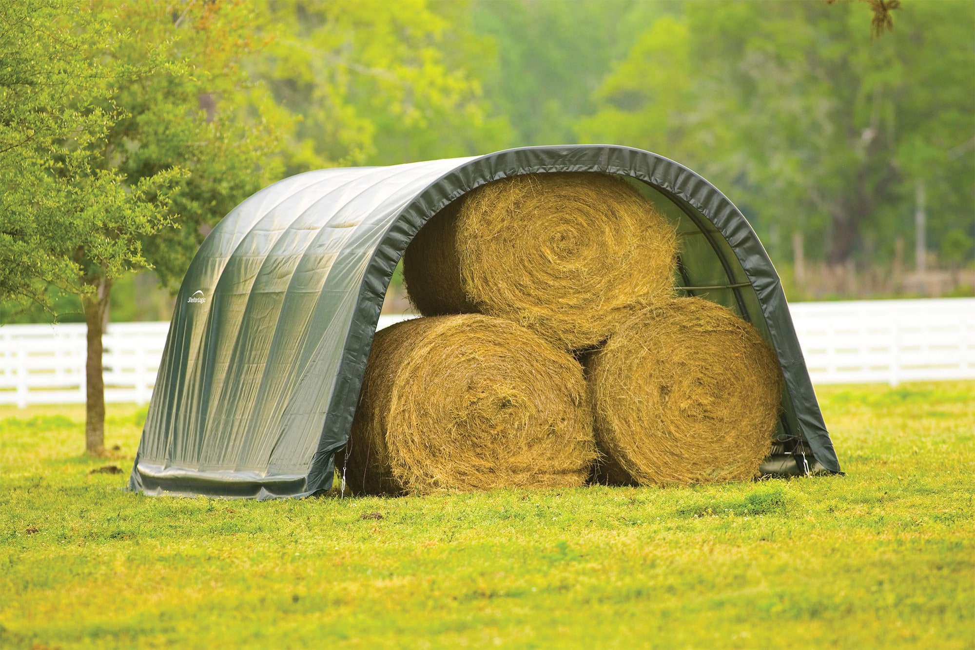 ShelterLogic 51341 11.79-ft x 19.92-ft Canopy Storage Shelter