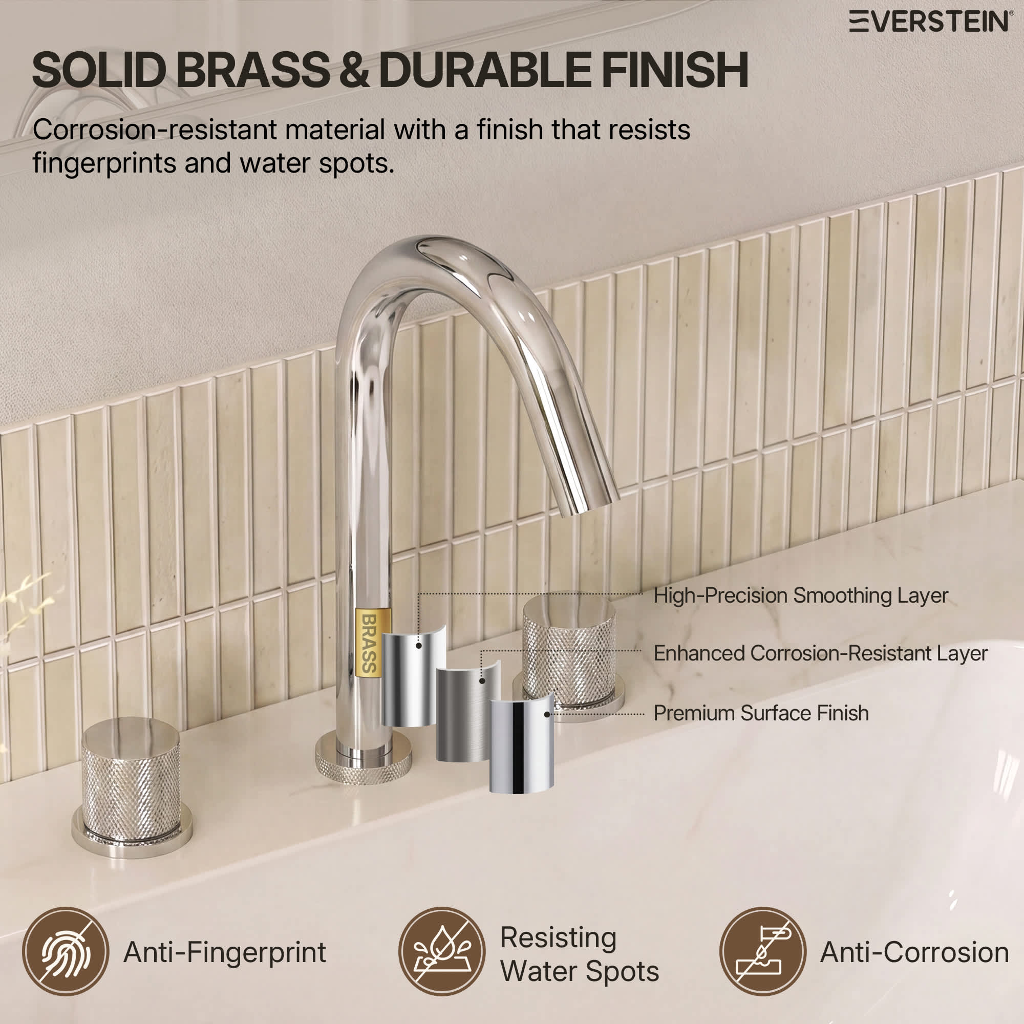 EVERSTEIN SFS-1149-CH Lavatory-Faucets - View #5