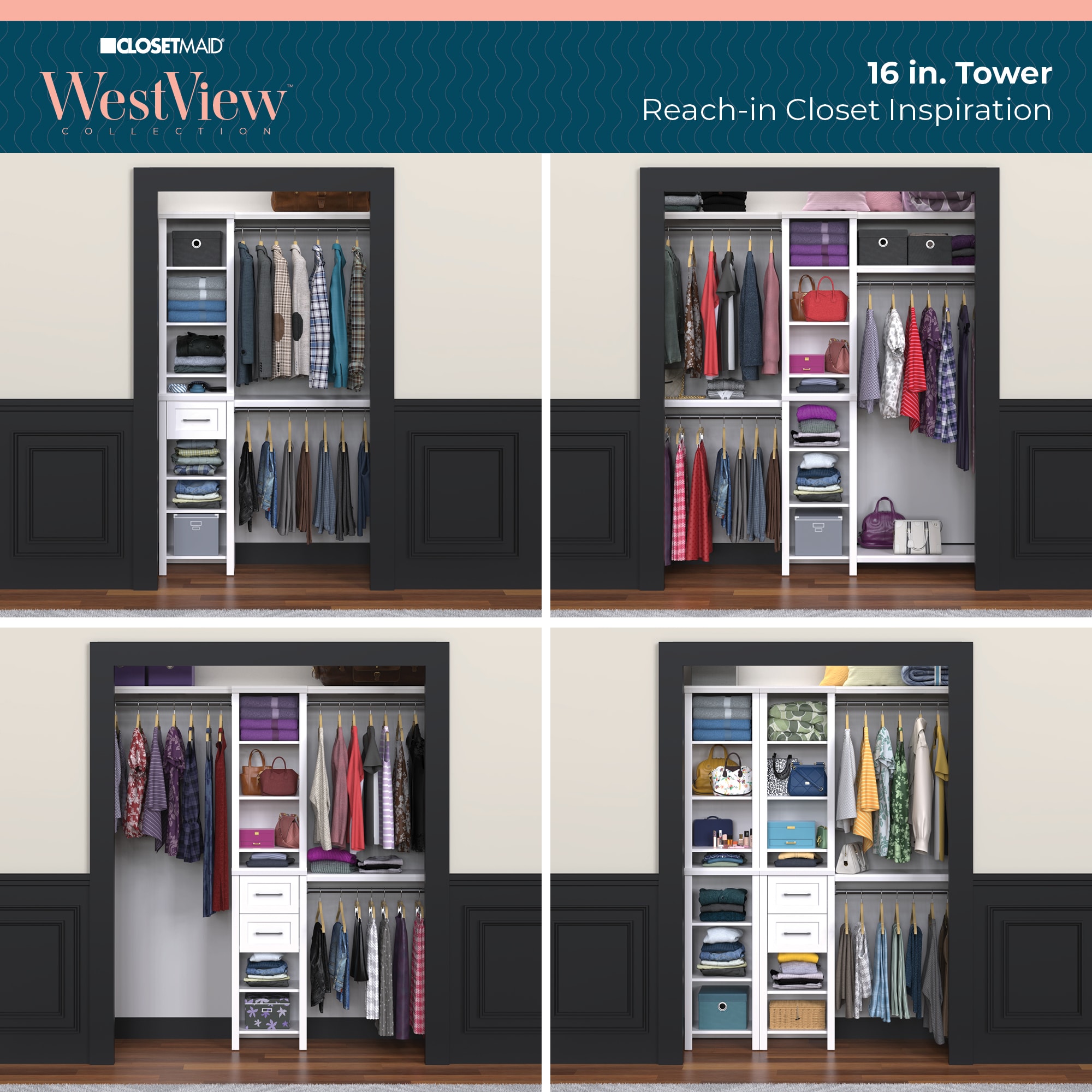 ClosetMaid 10000-04462 Wood-Closet-Kits - View #17
