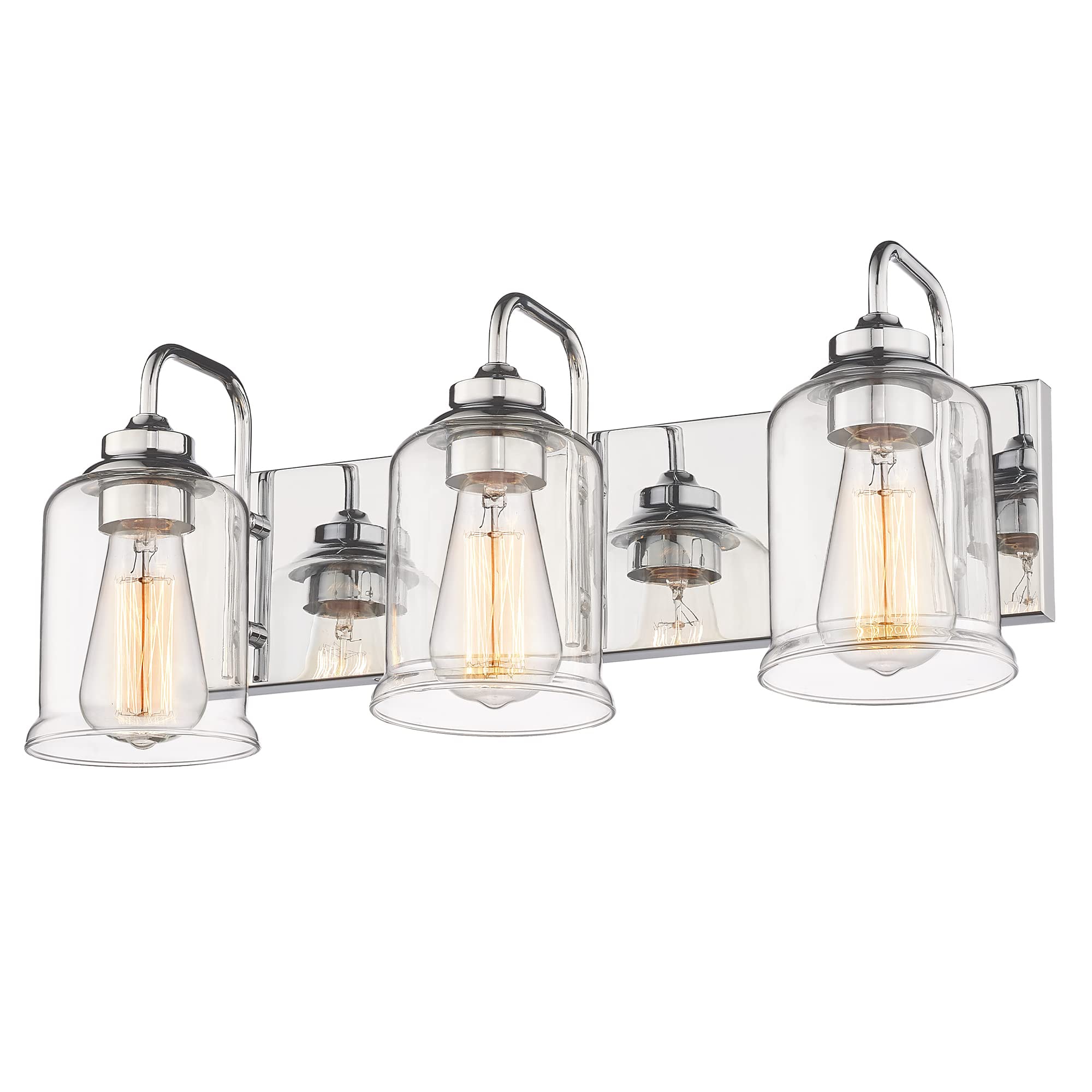 LTMATE LSZSL72B-3W CH JAZAVA 20.5-in 3 -Light Chrome Industrial Vanity light