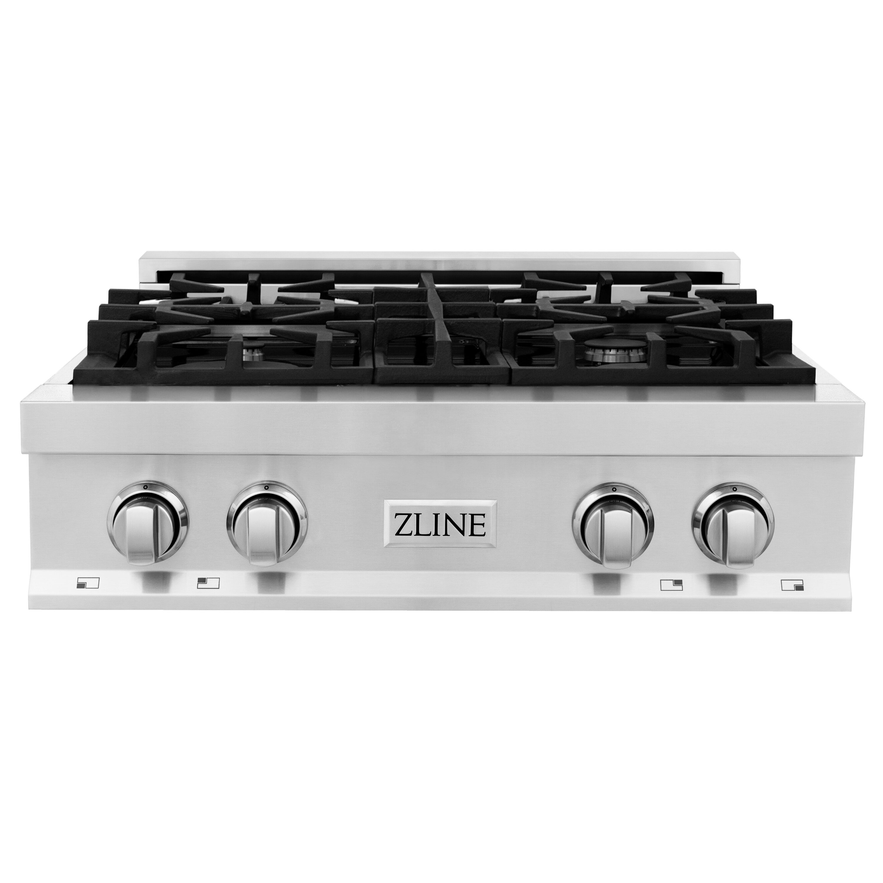 ZLINE KITCHEN & BATH RT30 Professional 30-in 4 burners Stainless steel Gas Cooktop