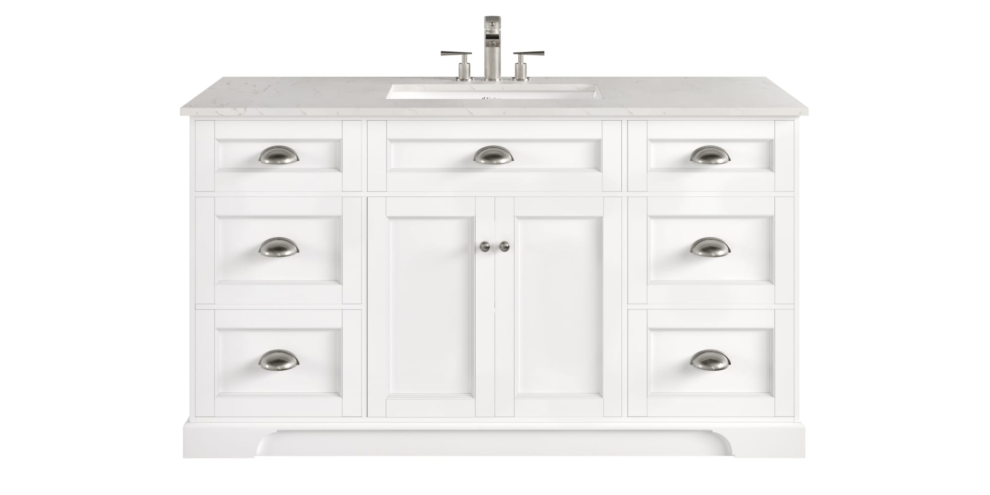 Eviva EVVN666-60WH-SS Bath-Vanity-Combo - View #8