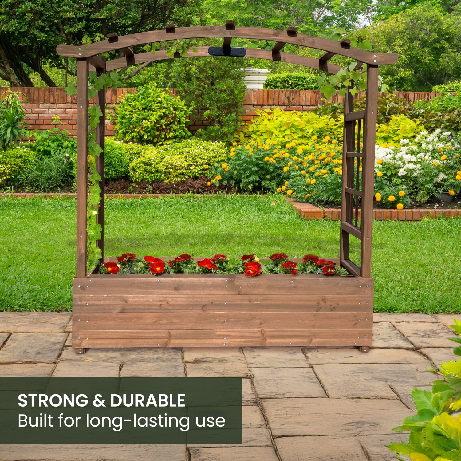 Hanover HANPL0102-BRN Raised-Garden-Beds - View #7