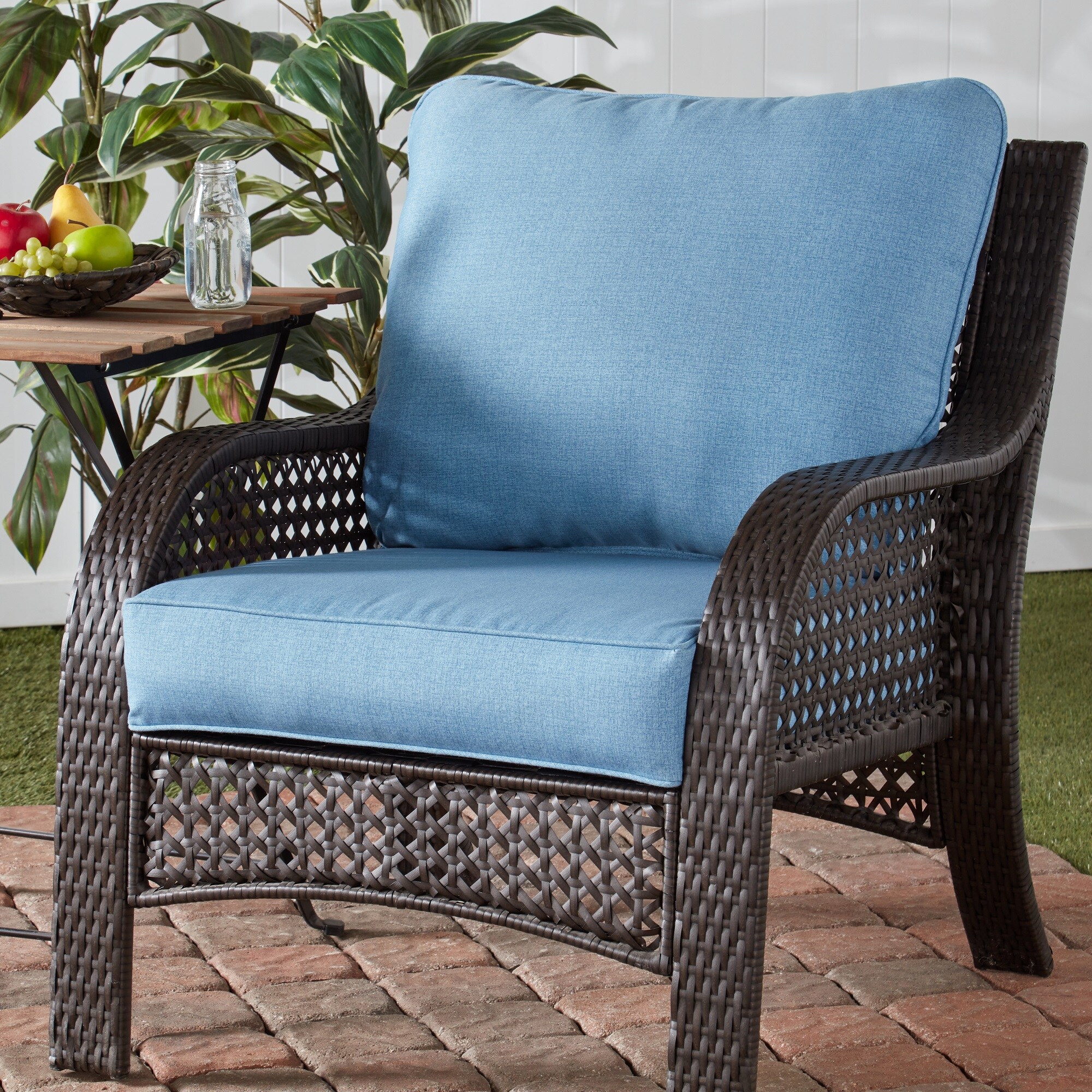 Greendale Home Fashions OC7820-DENIM Patio-Furniture-Cushions - View #7