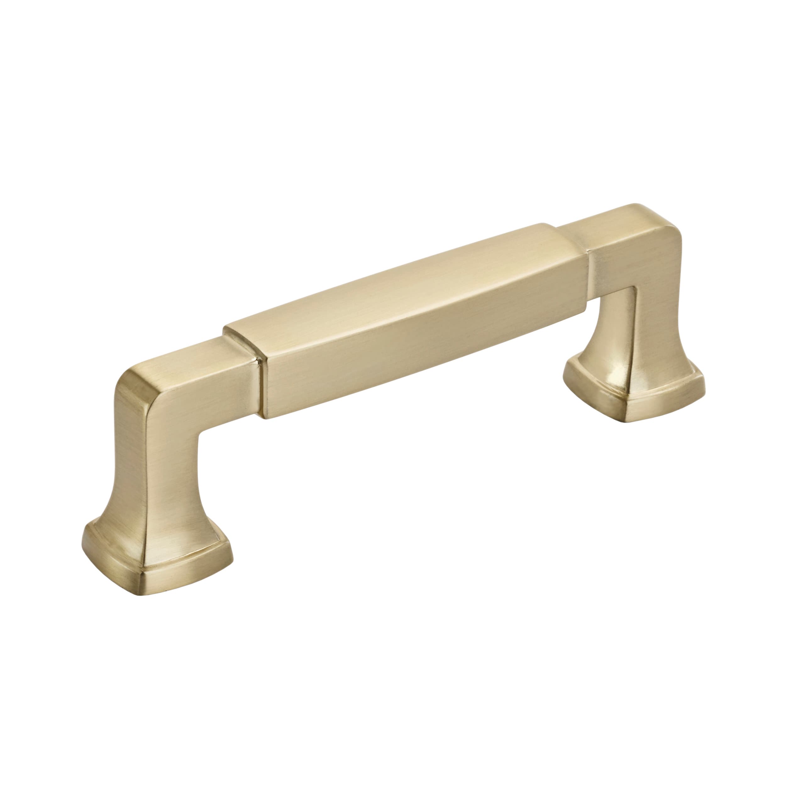 Amerock BP36887BBZ Stature 3-3/4-in , 96mm Center to Center Golden Champagne Rectangular Bar