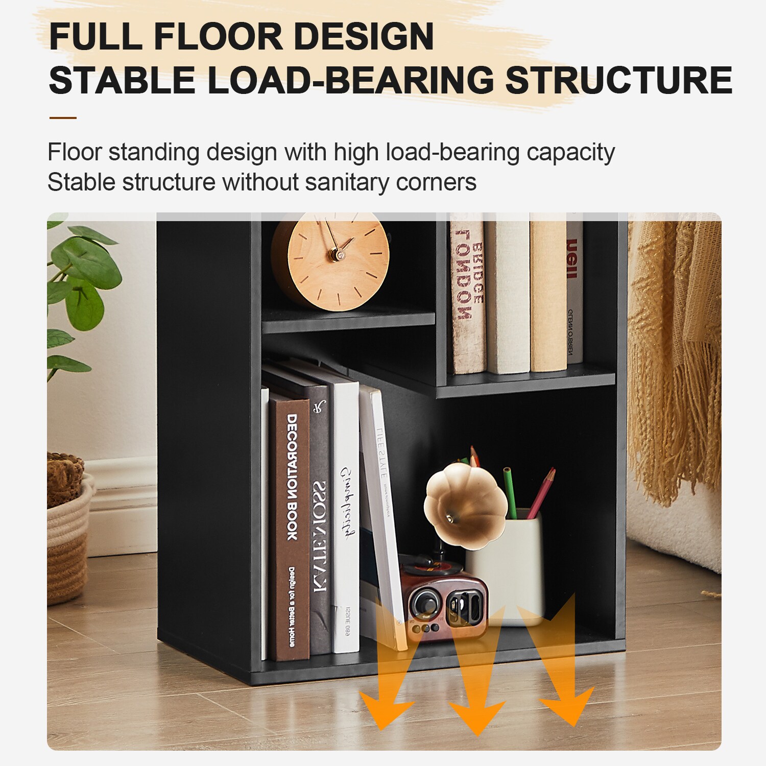 Vecelo LOE-B11-BLK bookcases - View #4