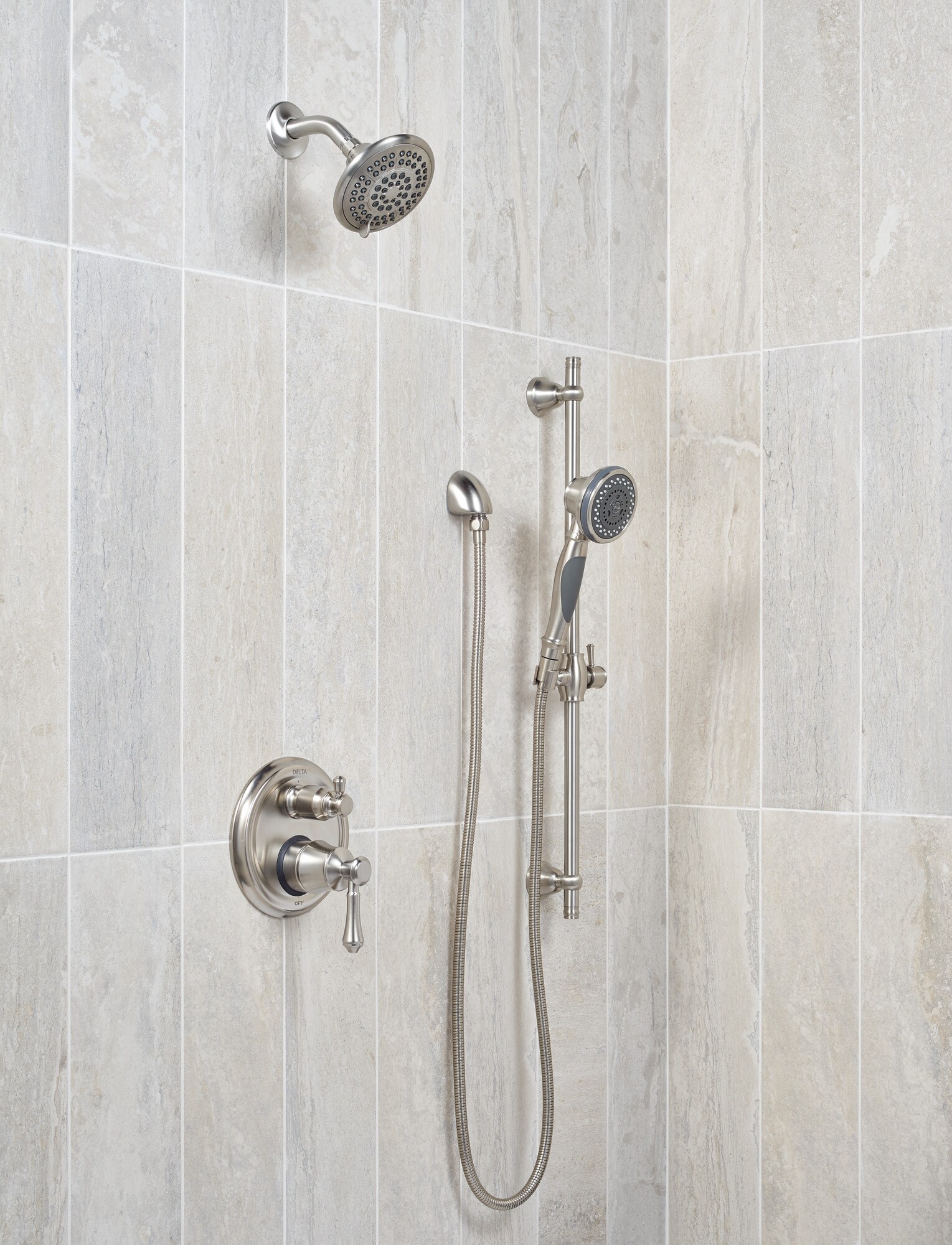 Delta T24897-SS Bath-Shower-Facc - View #3