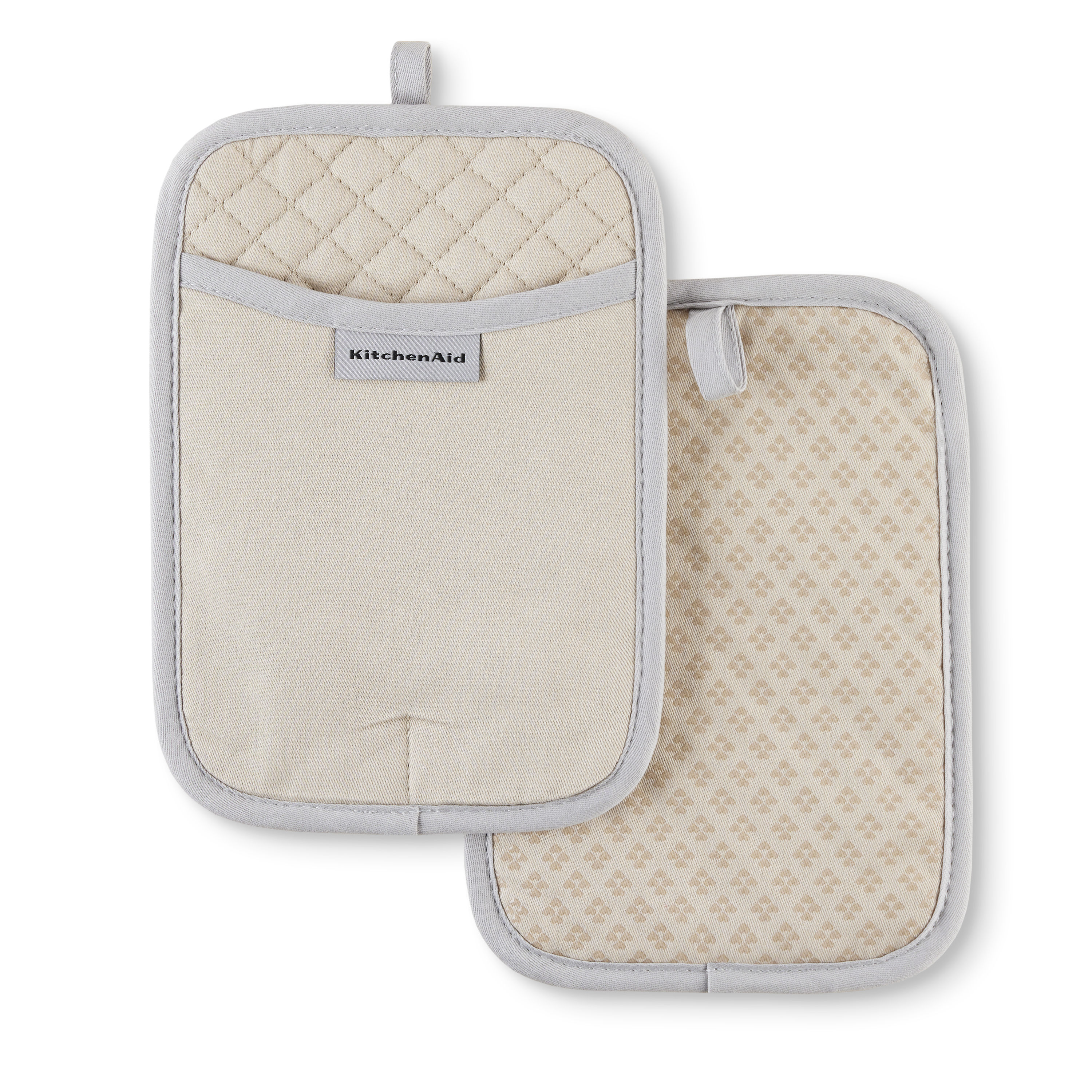 KitchenAid 2-Pack Cotton Solid Pot Holder Set in the Kitchen Towels  department at