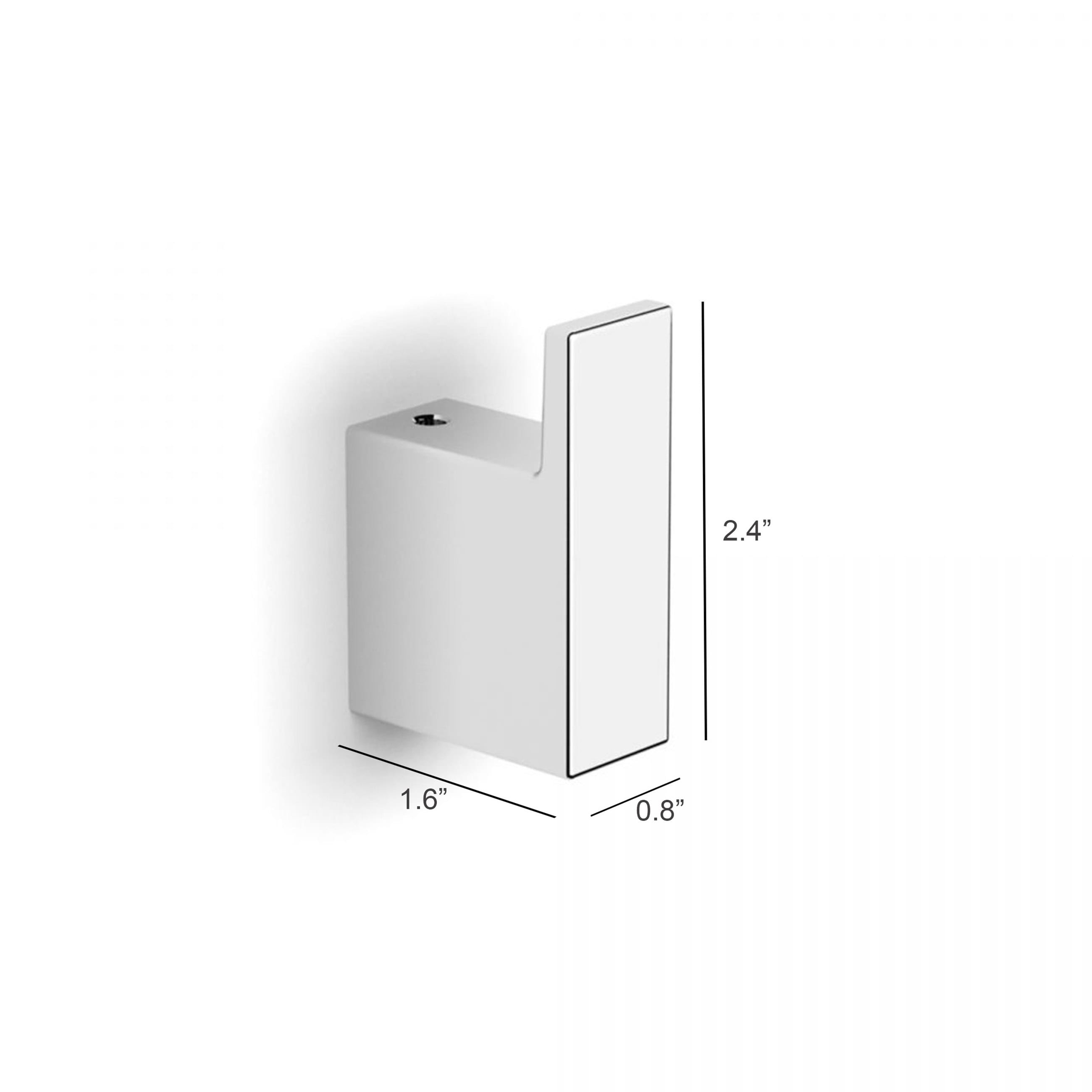 WS Bath Collections EVO-LUNA WSBC 38008 Robe-Hooks - View #2