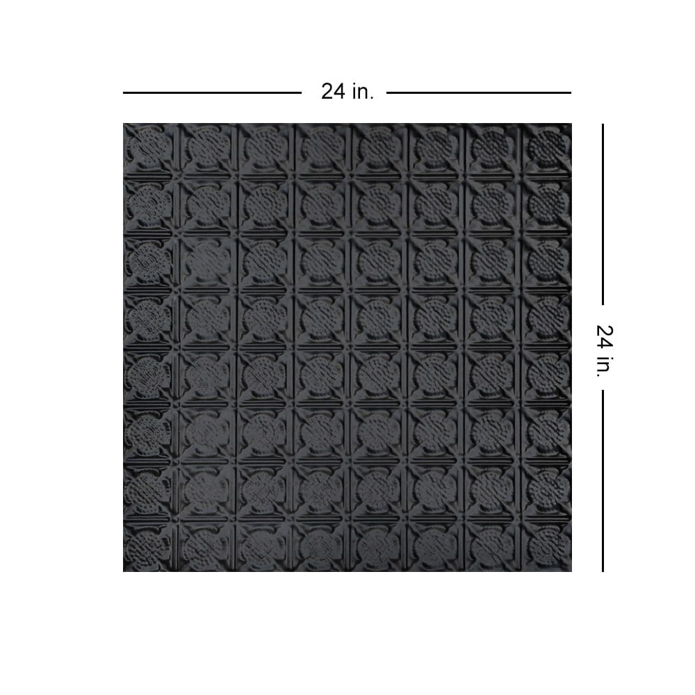 From Plain to Beautiful in Hours SKPC234-BK-24X24-N-6 Ceiling-Tile - View #3