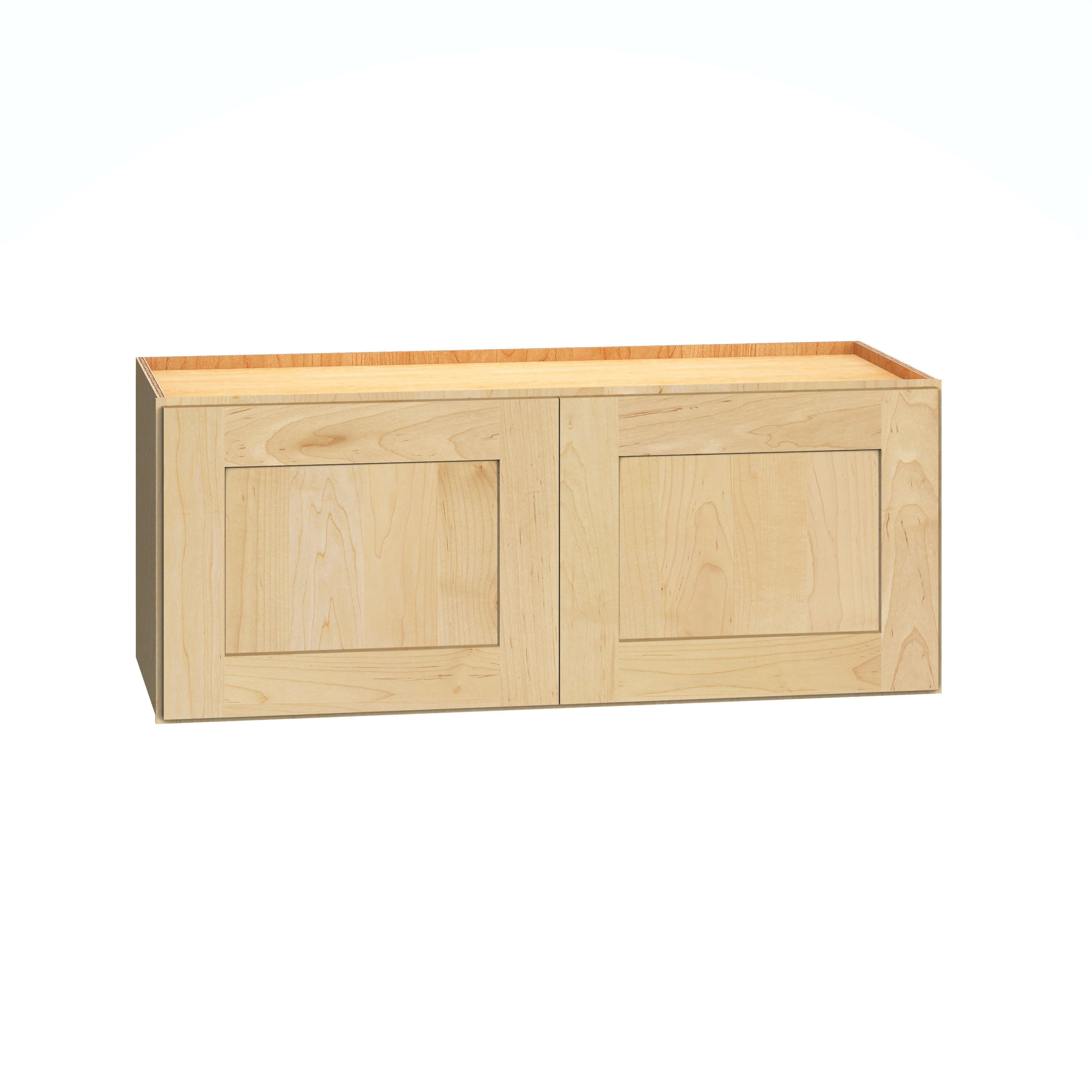Diamond Express 62J-W3012 Jamestown 30-in W x 12-in H x 12-in D Natural Light Brown Wall Fully assembled Plywood Cabinet (Recessed Panel Shaker)