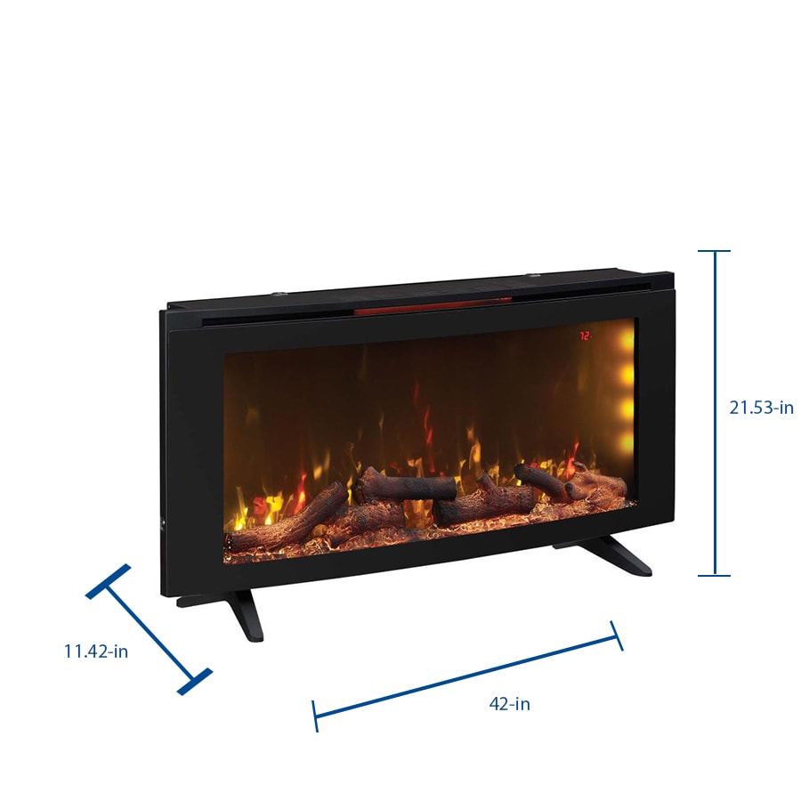 Duraflame 42 In W Black Infrared Quartz, Which Is Better Infrared Or Electric Fireplace