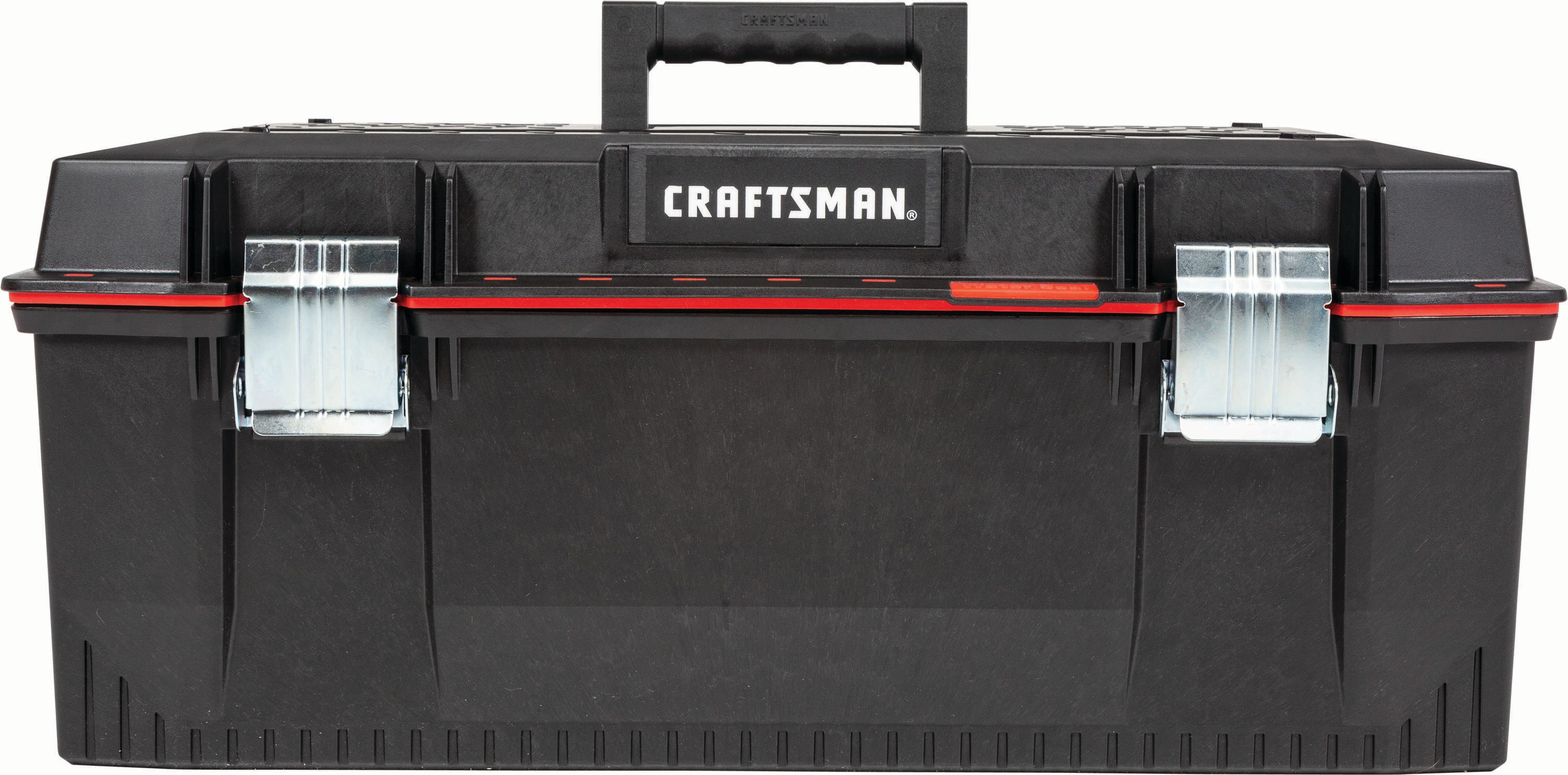 CRAFTSMAN 25-in Multiple Colors/Finishes Plastic Lockable Tool Box in the  Portable Tool Boxes department at