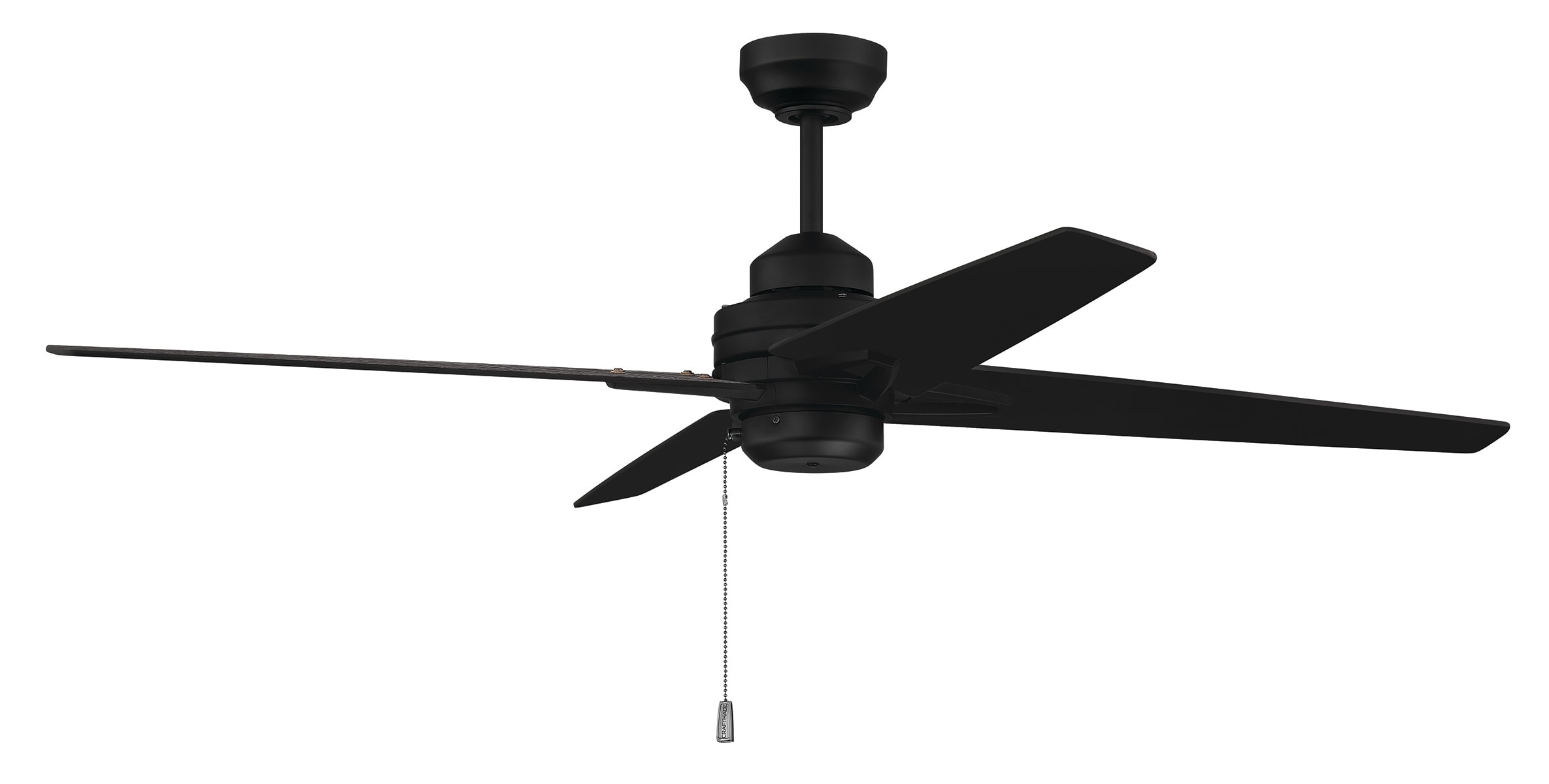 Craftmade Maddie 52 In Flat Black Indoor Outdoor Ceiling Fan Light Kit Compatible 4 Blade In