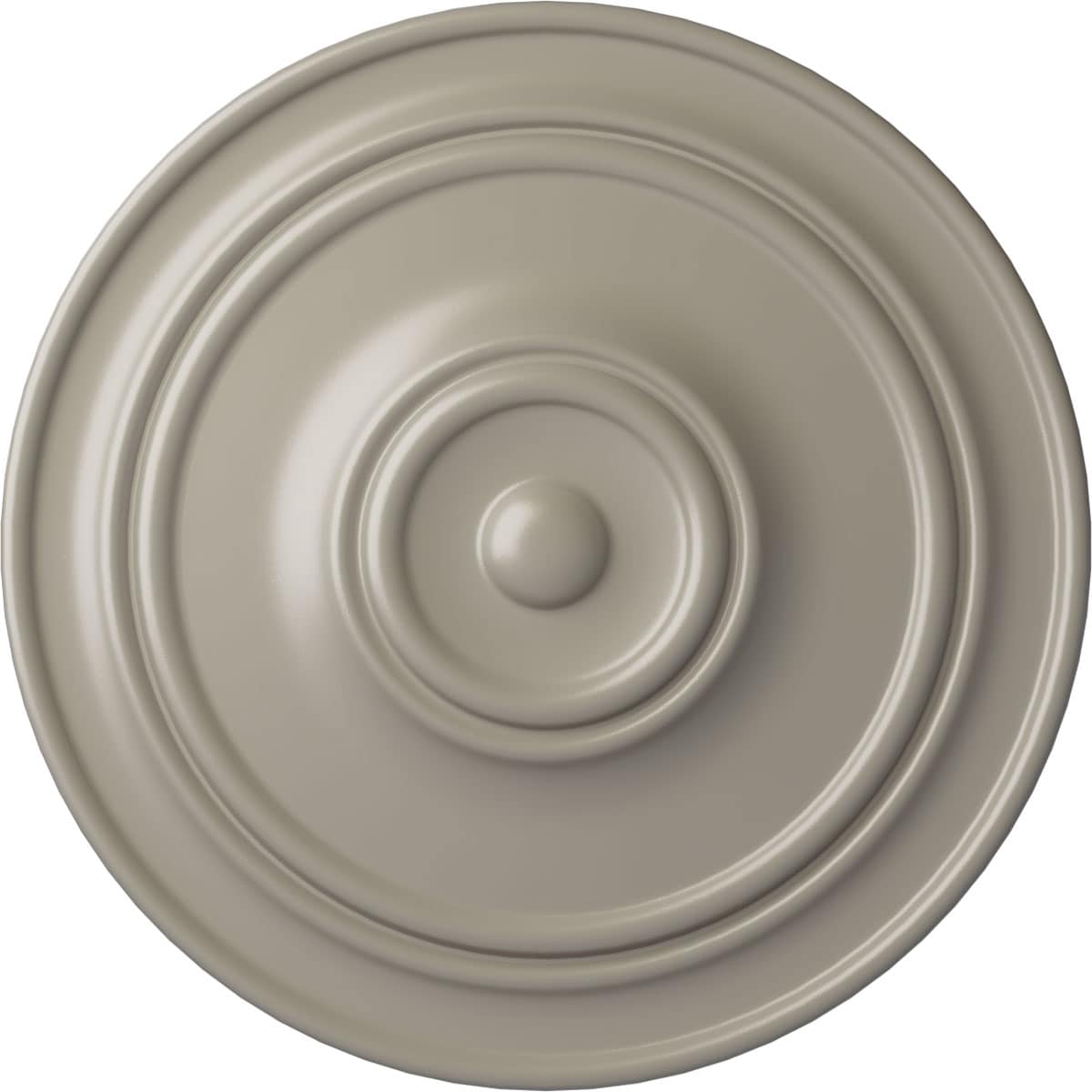Ekena Millwork CM22CLPWS Classic 21.875-in W x 21.875-in L Pearl White Polyurethane Ceiling Medallion