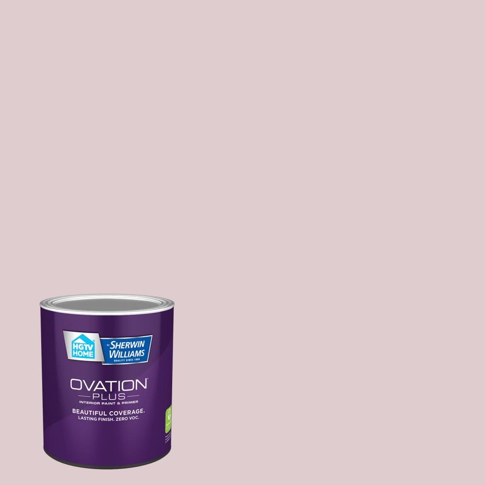 HGTV HOME by Sherwin-Williams 1004-8B-2557204 Ovation Plus Eggshell Lilac Buds 1004-8B Latex Interior Paint Paint + Primer ( 1-quart )