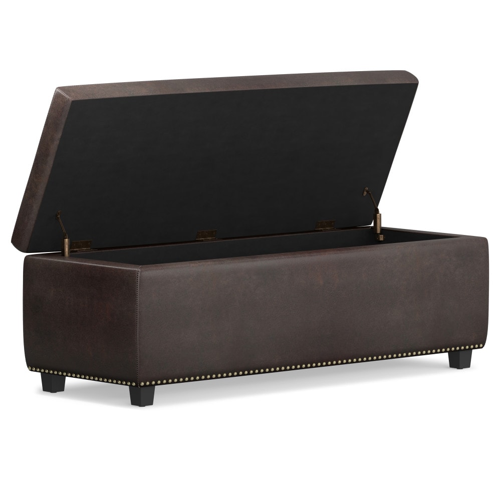Simpli Home AXCOT-239-DBR Indoor-Ottomans - View #4