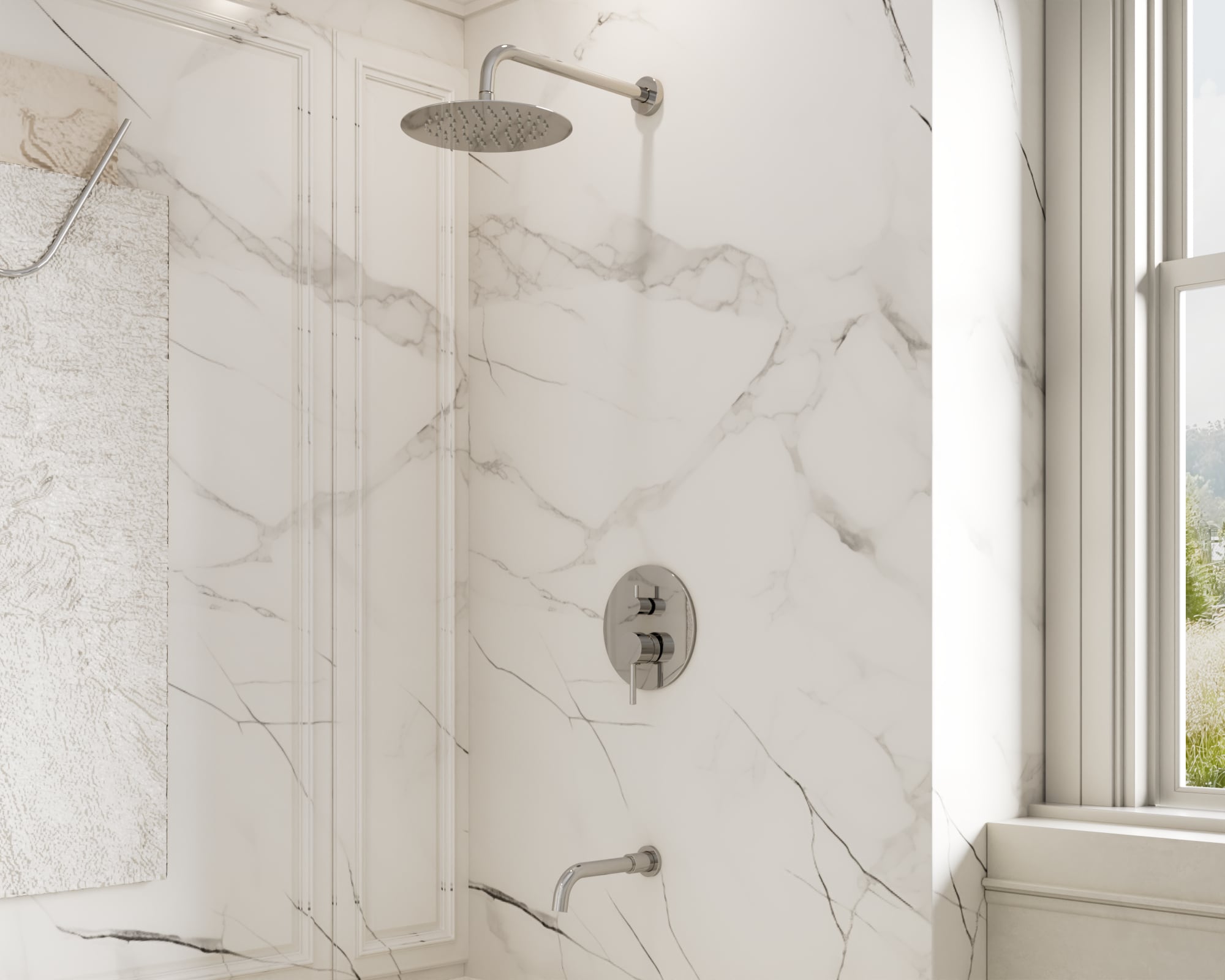 CRANACH C03.CR05.CP Showerhead-Bar-Panels - View #5