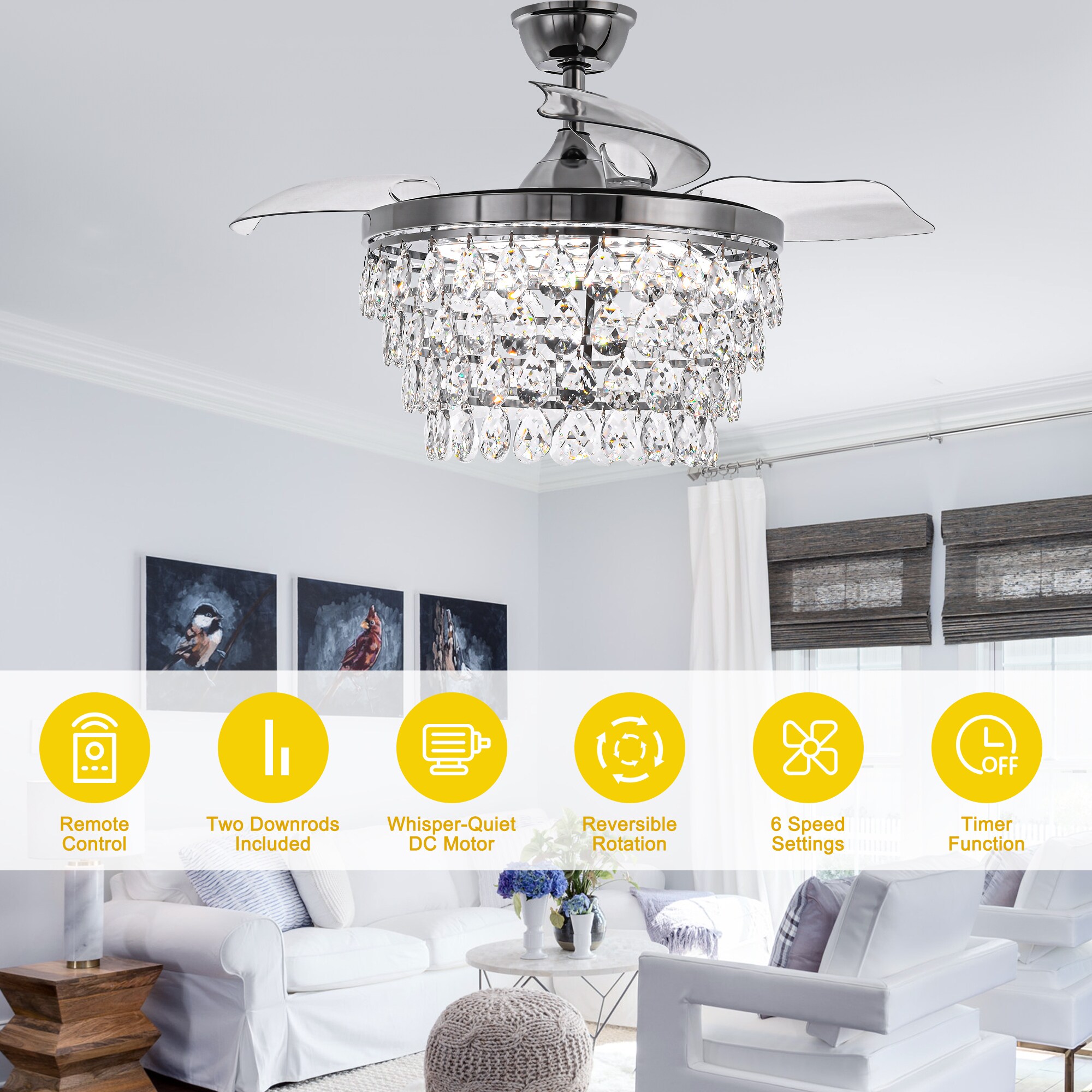 Oaks Decor DC4270OKEL-C Ceiling-Fans - View #8