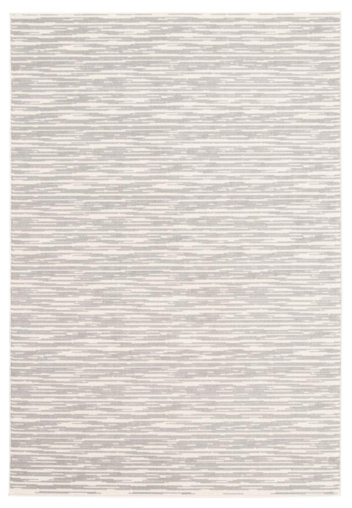 ECARPETGALLERY 351329 Yeta 7 x 9 (ft) Polypropylene Light Gray Rectangular Indoor Solid Area rug