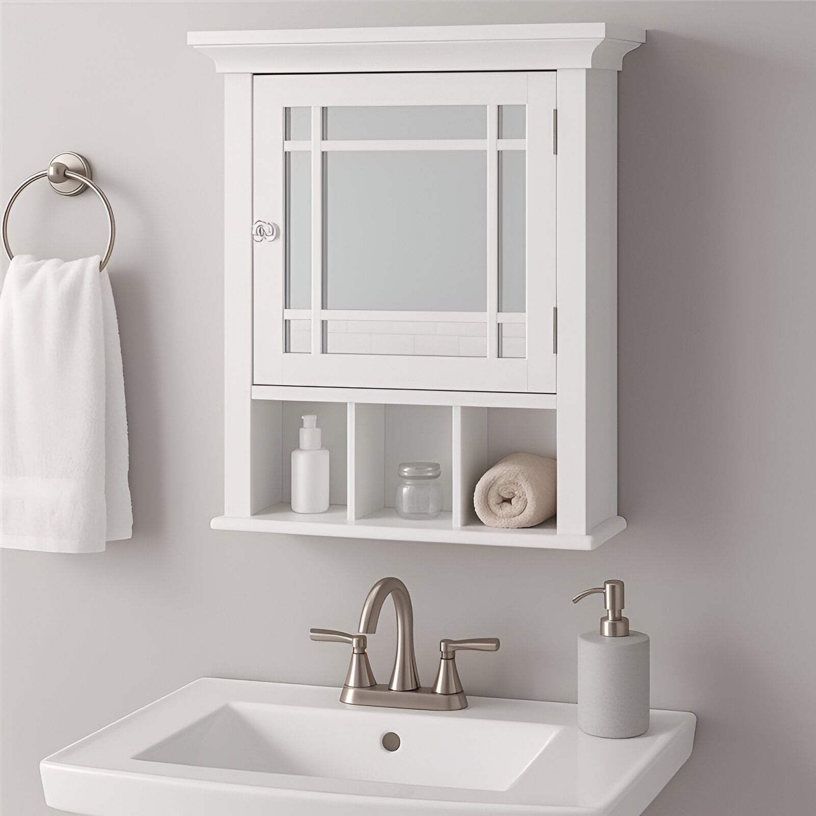 Teamson Home 74LA42 Bathroom-Medicine-Cabinets - Thumbnail View #3