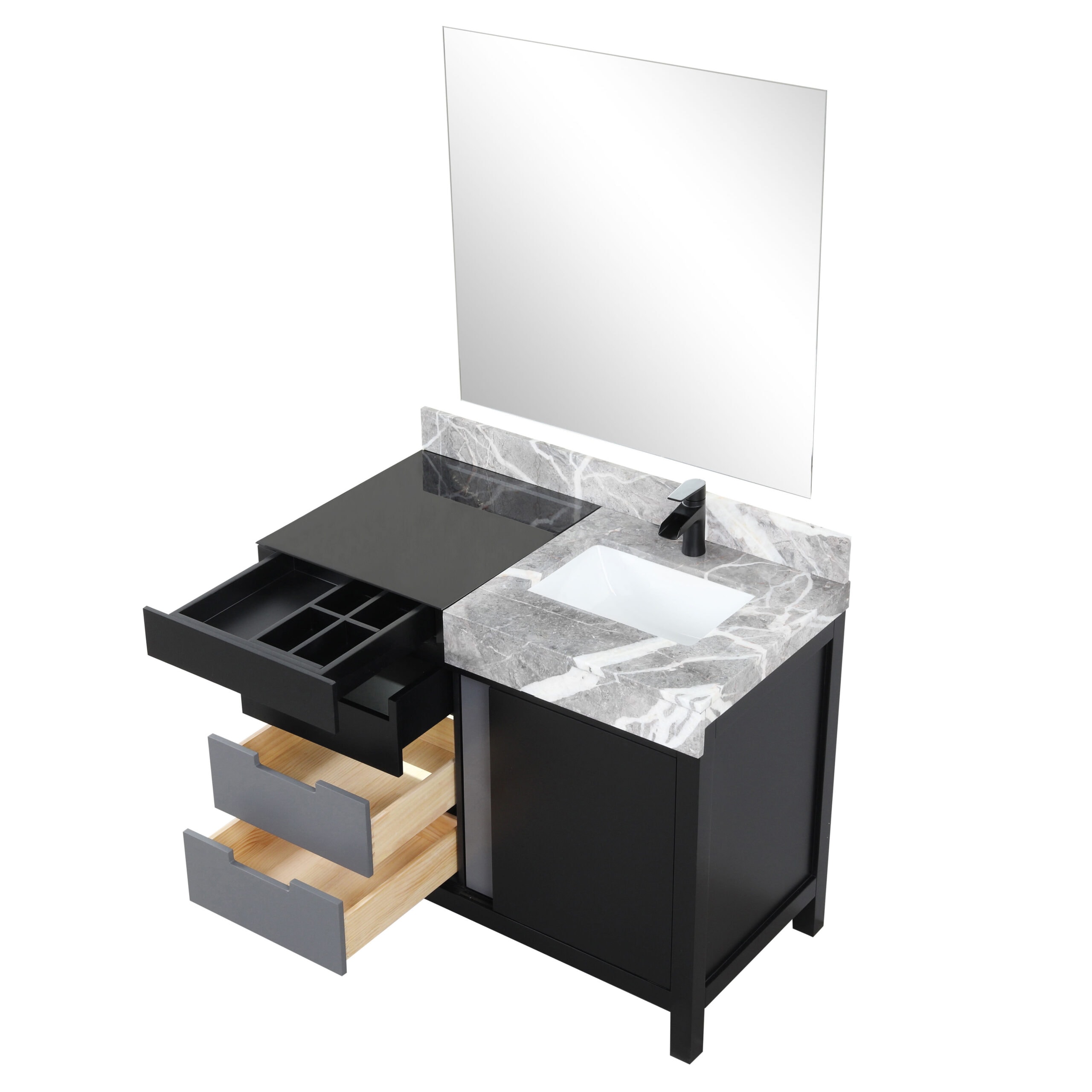 Lexora LZ342242SLISM34FCM Bath-Vanity-Combo - View #5