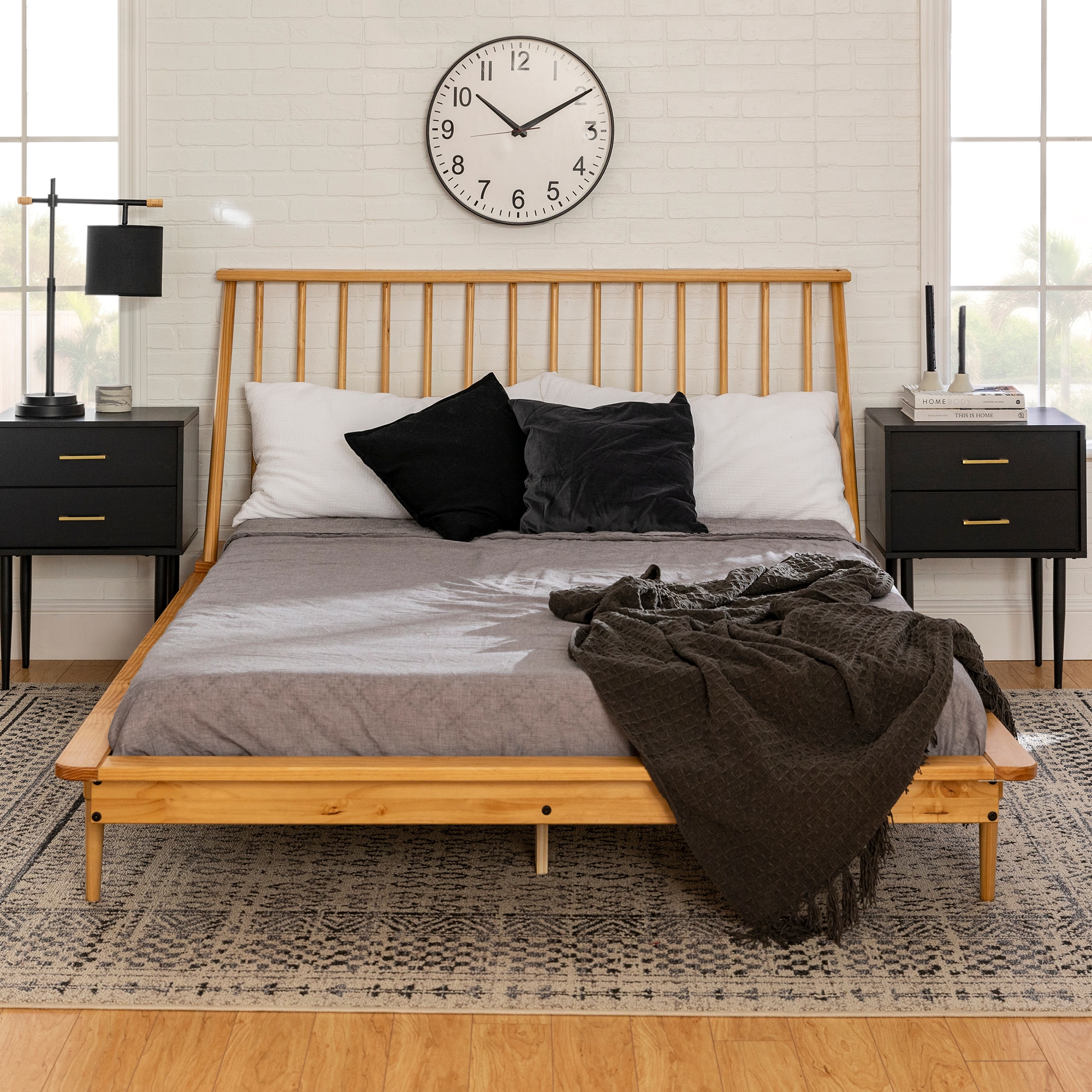 Spindle bed online frame queen