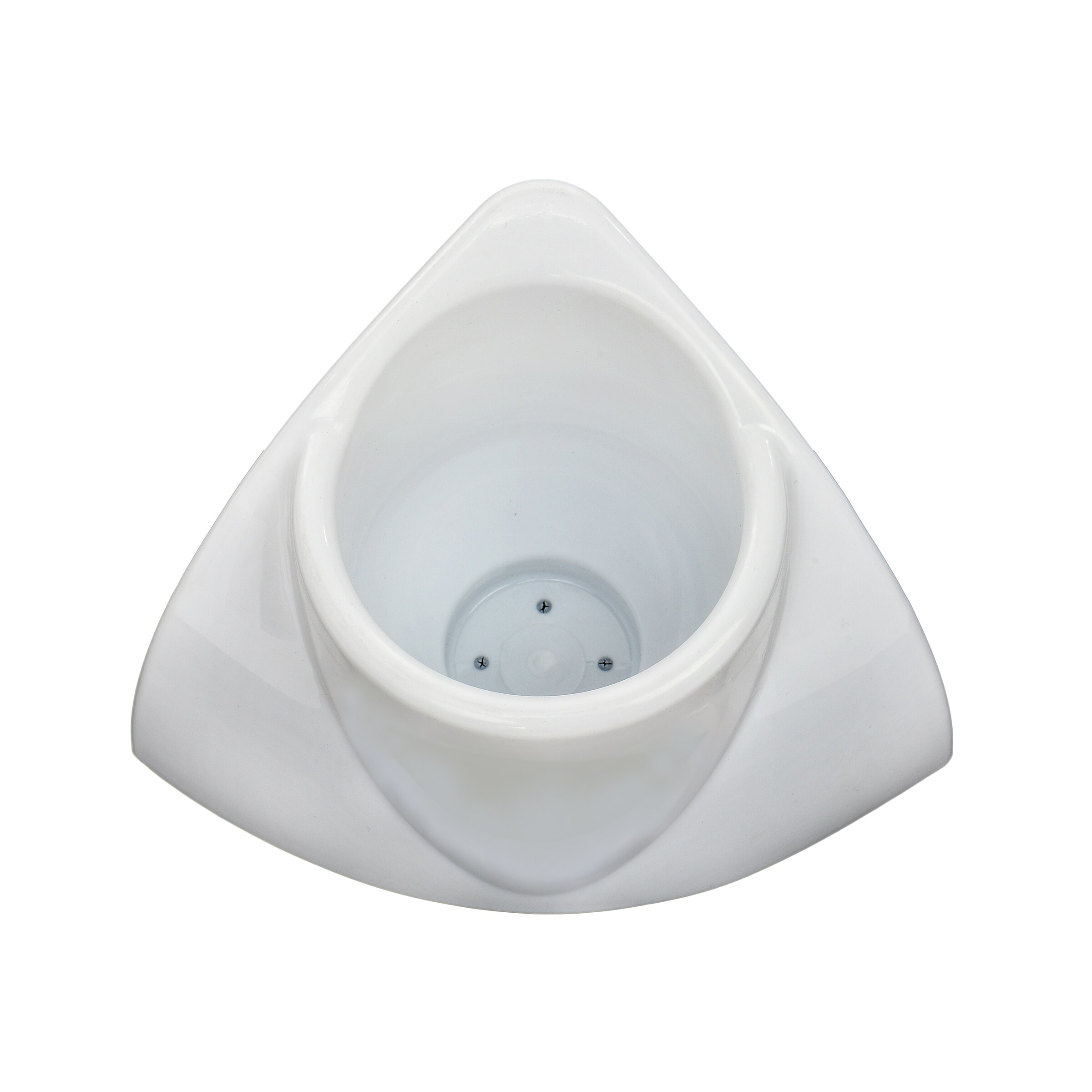 Alpine Industries 16 in Plastic Toilet Bowl Brush and Holder White