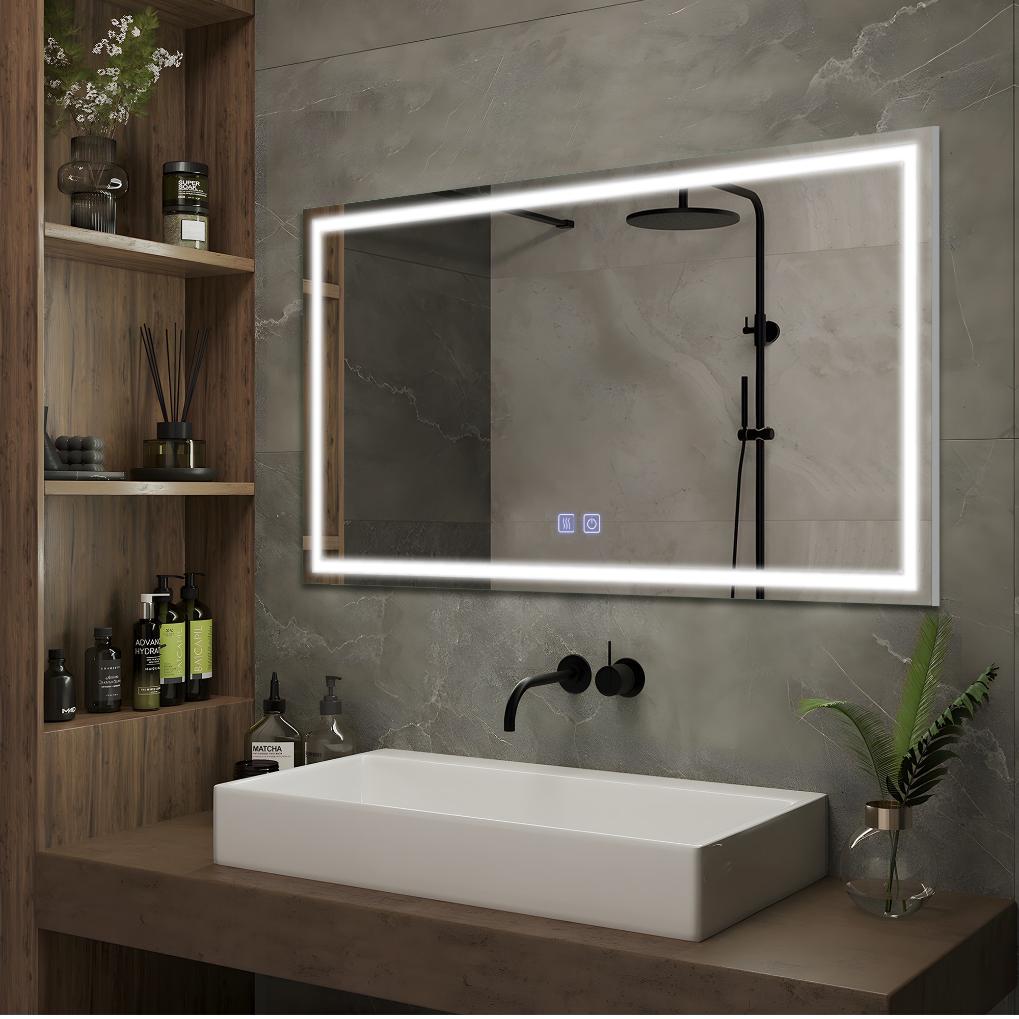 Dovelina LS-A-MR03082 Framed-Bath-Mirrors - View #2