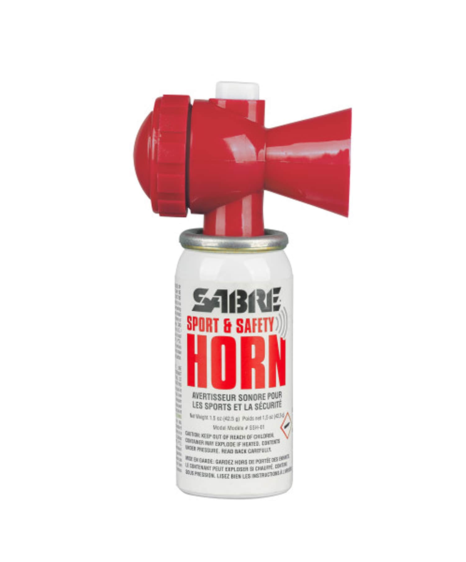 SABRE SSH-01 Sabre Sport and Safety Air Horn with Locking Top