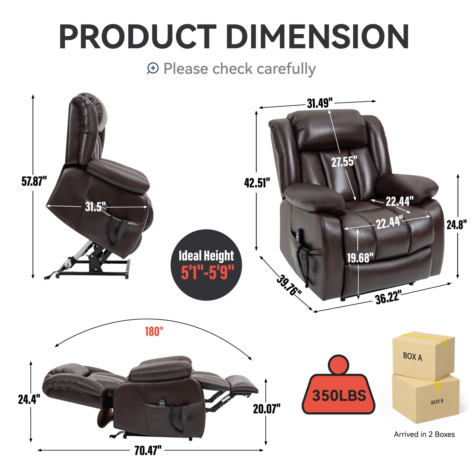 Clihome CL-CO00042 recliners - View #4