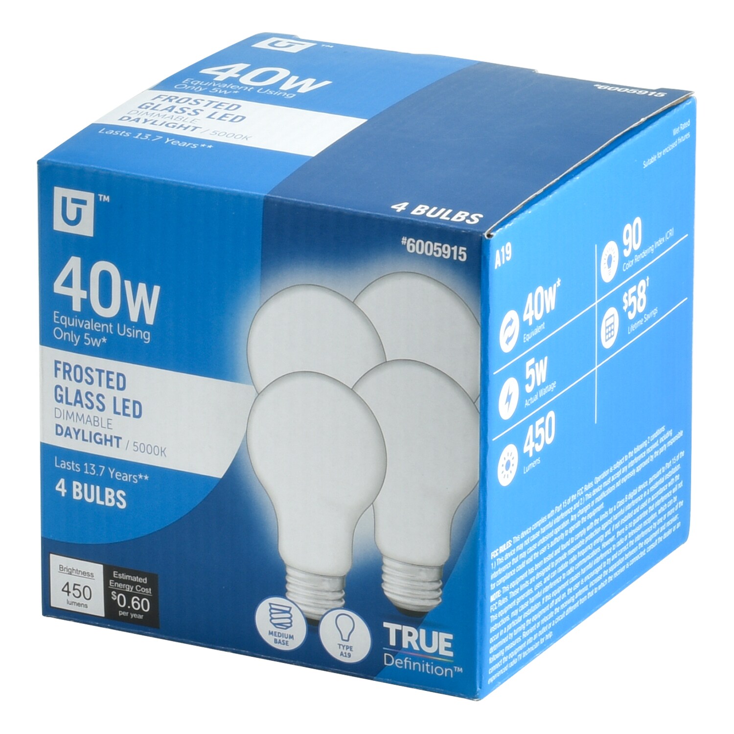Utilitech 3A19DG5WOP50K4P Led-Lights - View #5