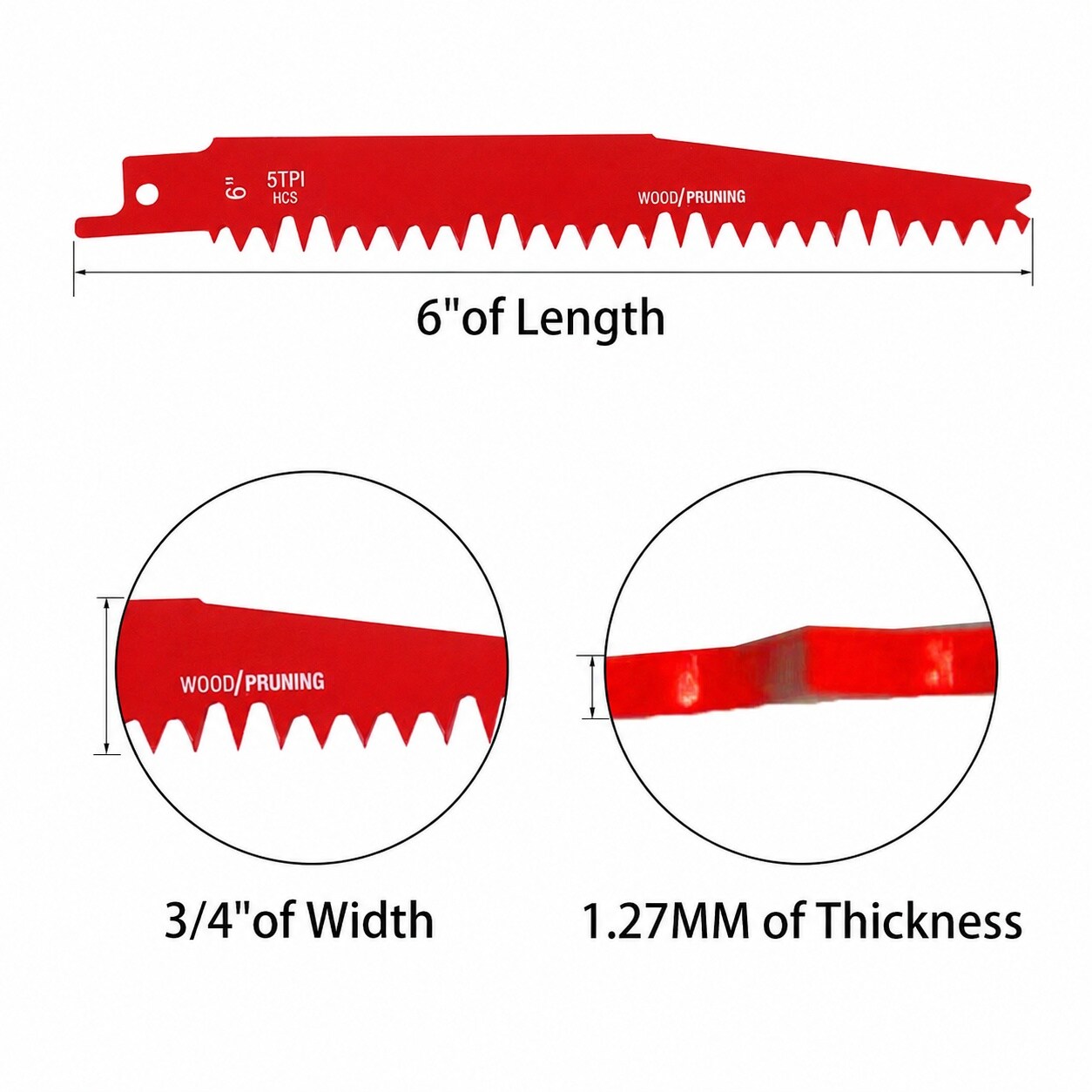 Misopily LMS0529M119 Reciprocating-Saw-Blades - View #2