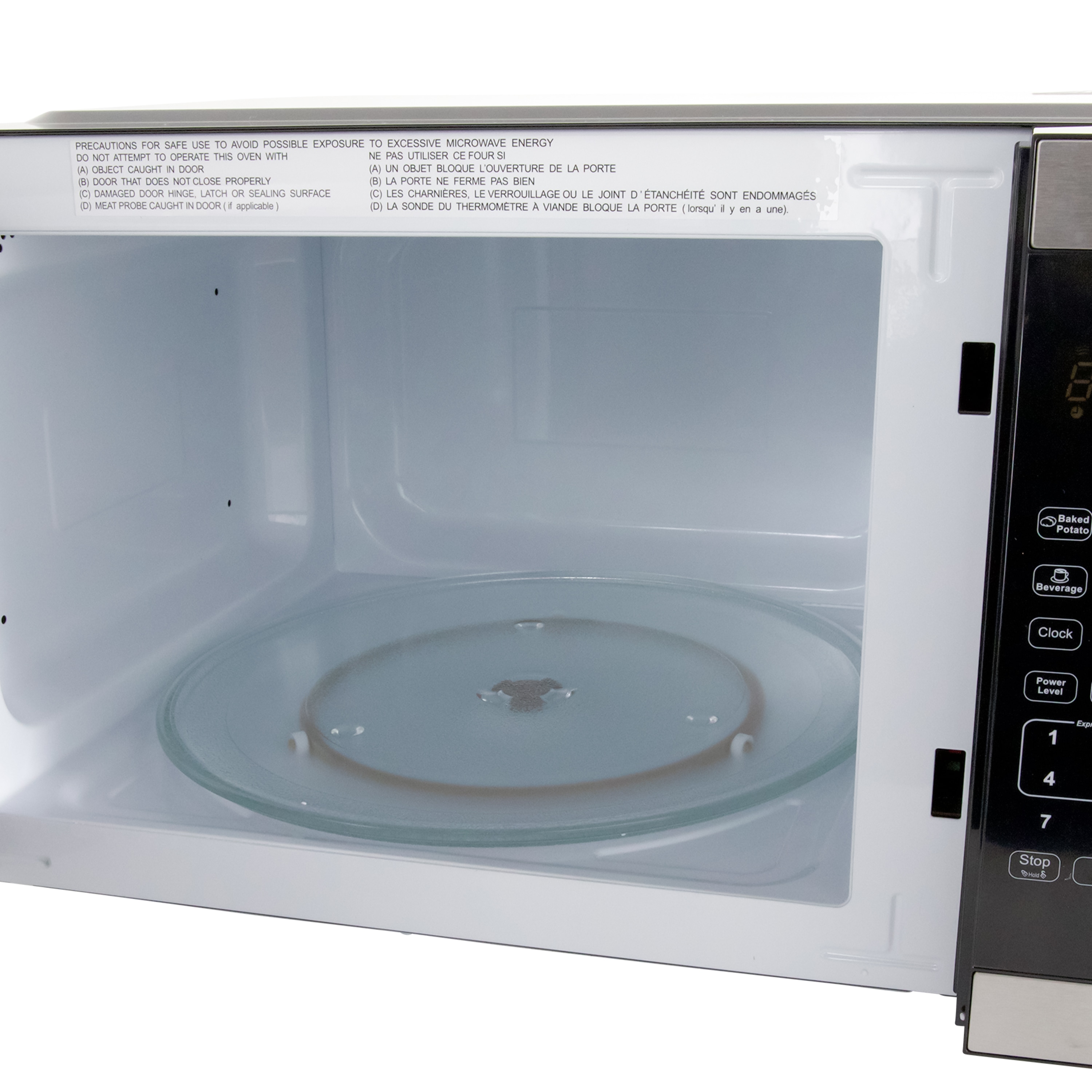 Avanti 1.5 Cu Ft Silver Stainless Steel Countertop Microwave for RV