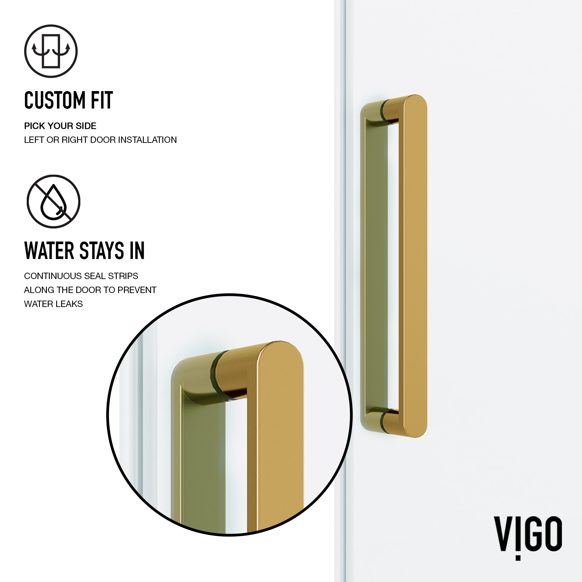 VIGO VG6041MGCLSC6076 Shower-Doors - View #7