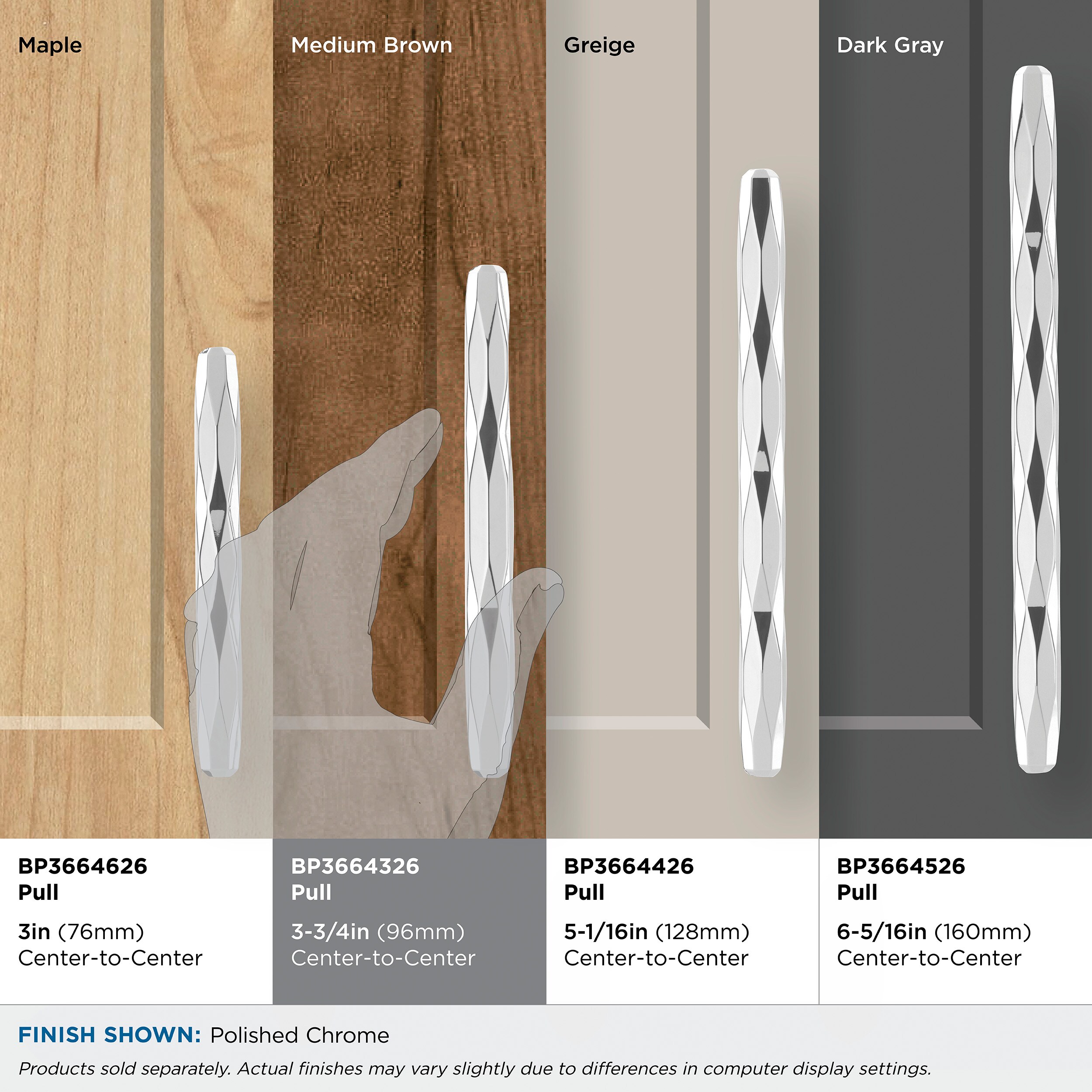 Amerock BP3664626 Cabinet-Pulls - View #6