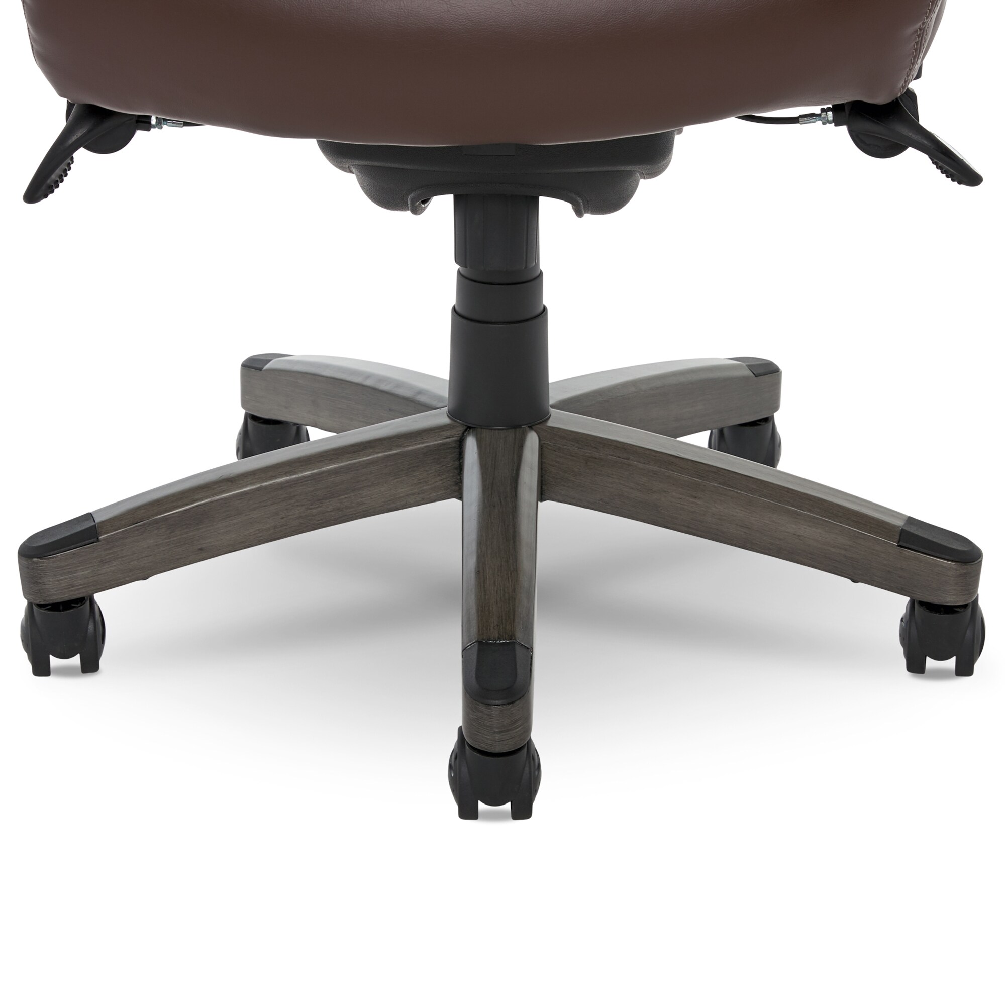 Chestnut Brown High-Back Executive Leather Office Chair