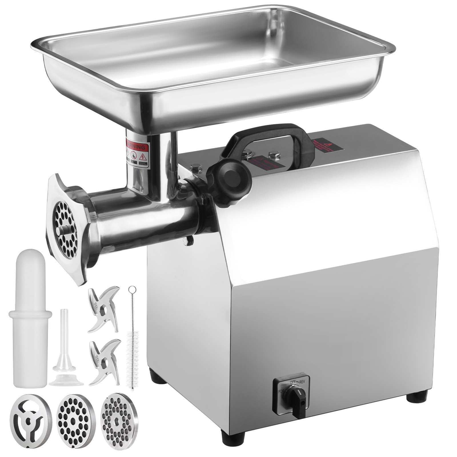 VEVOR Commercial/Residential Course Grind Stainless Steel Electric Meat Grinder (1100-Watt) DDJRJ750W80038FEQV1 Sansujyuku sansujyuku.com