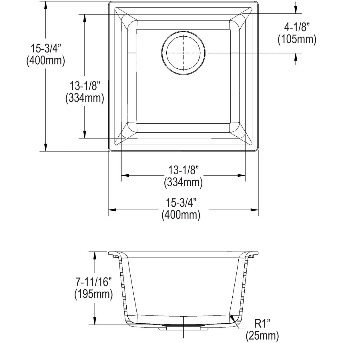 Elkay ELG1616WH0C Kitchen-Sinks - View #10