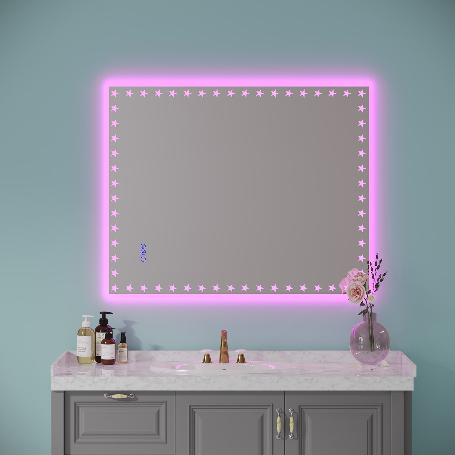 SINOFURN SYA760163SL Framed-Bath-Mirrors - View #10