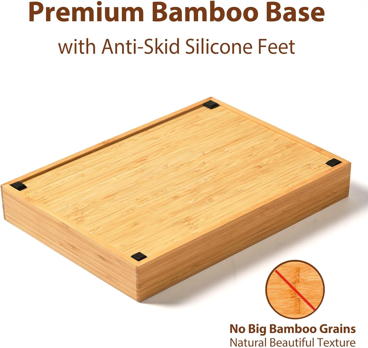 Etokfoks Organic Bamboo Drawer Organizer with Mortise and Tenon ...